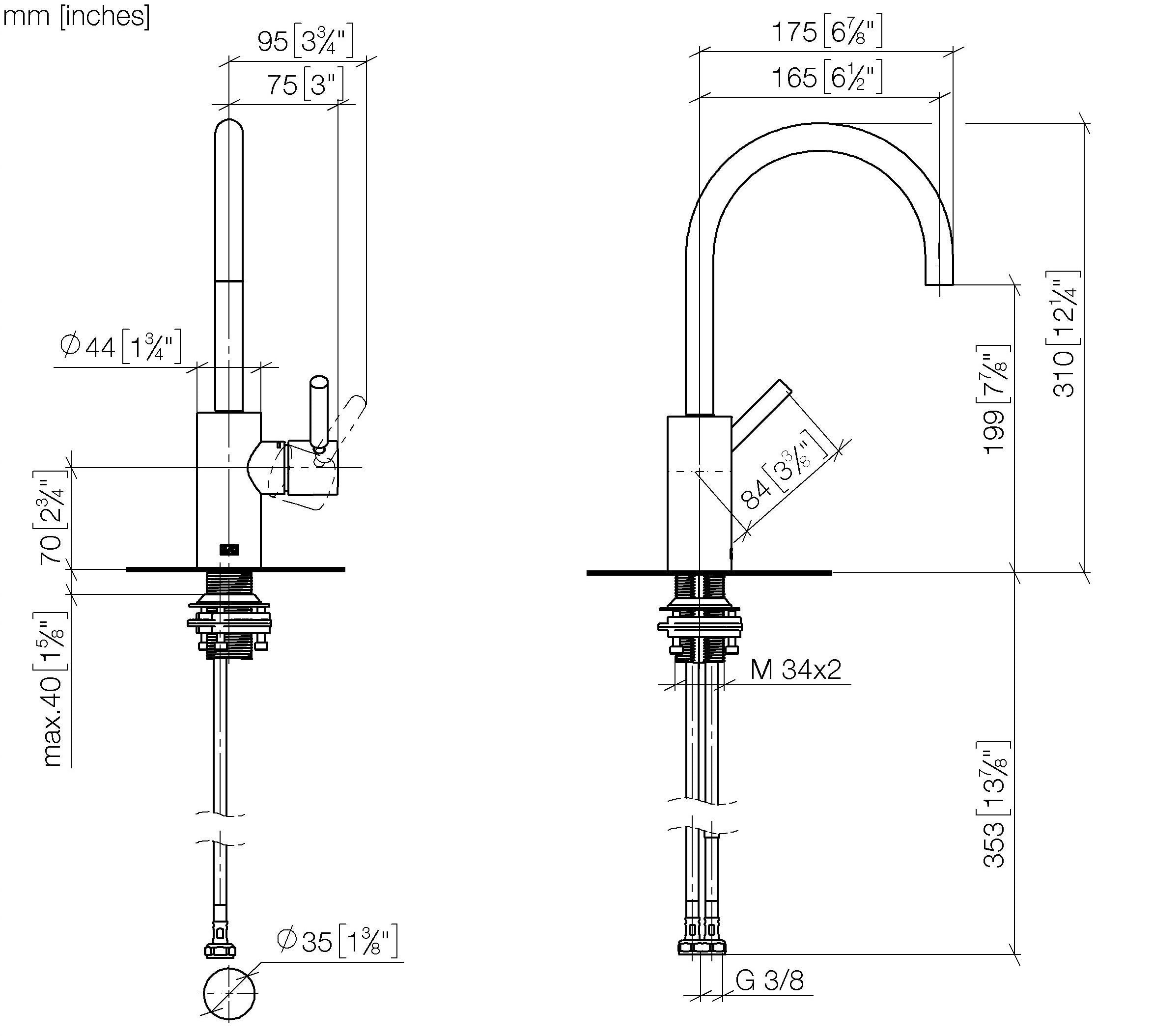 Meta Single Lever Basin Mixer Without Pop Up Waste Chrome VIII