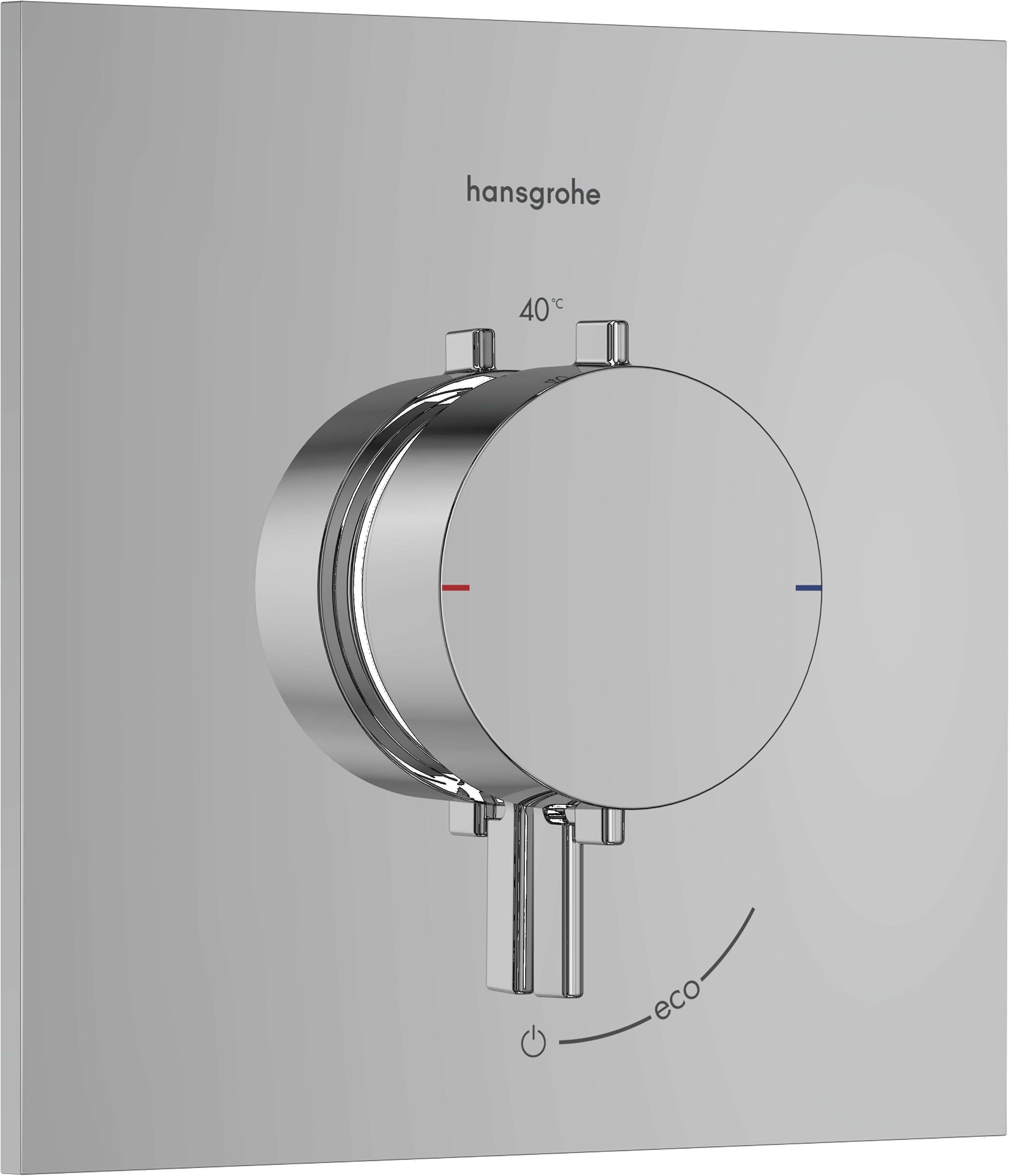 Ecostat Comfort E Thermostat for concealed installation for 1 function