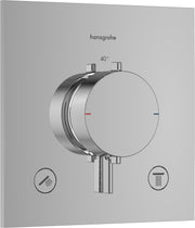 Ecostat Comfort E Thermostat for concealed installation for 2 functions