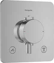 Ecostat Comfort Q Thermostat for concealed installation for 2 functions