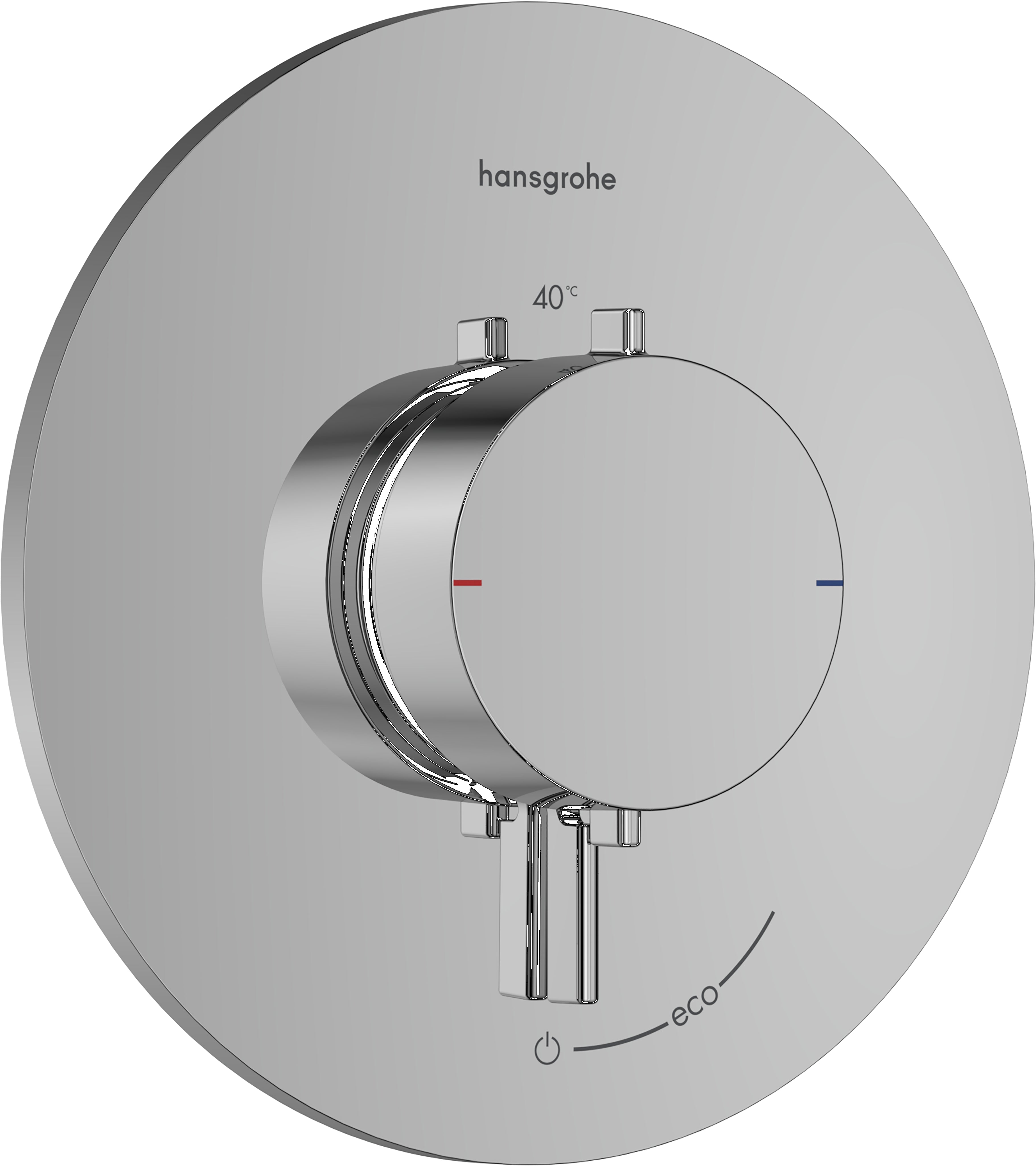 Ecostat Comfort S Thermostat for concealed installation for 1 function