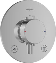Ecostat Comfort S Thermostat for concealed installation for 2 functions