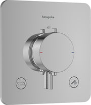 Ecostat Comfort Q Thermostat for concealed installation for 2 functions with integrated security combination according to EN1717