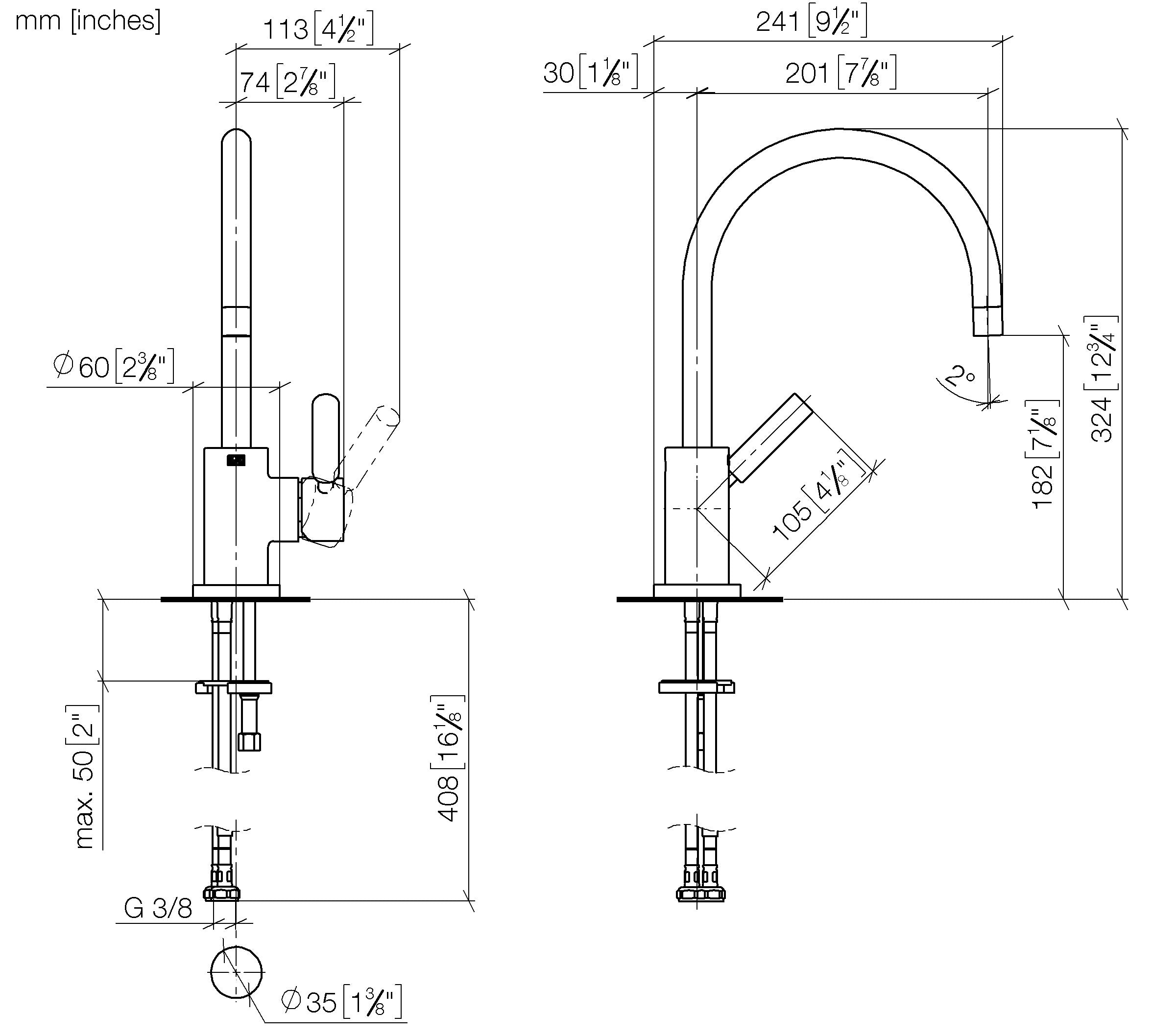 Tara Single Lever Mixer Chrome