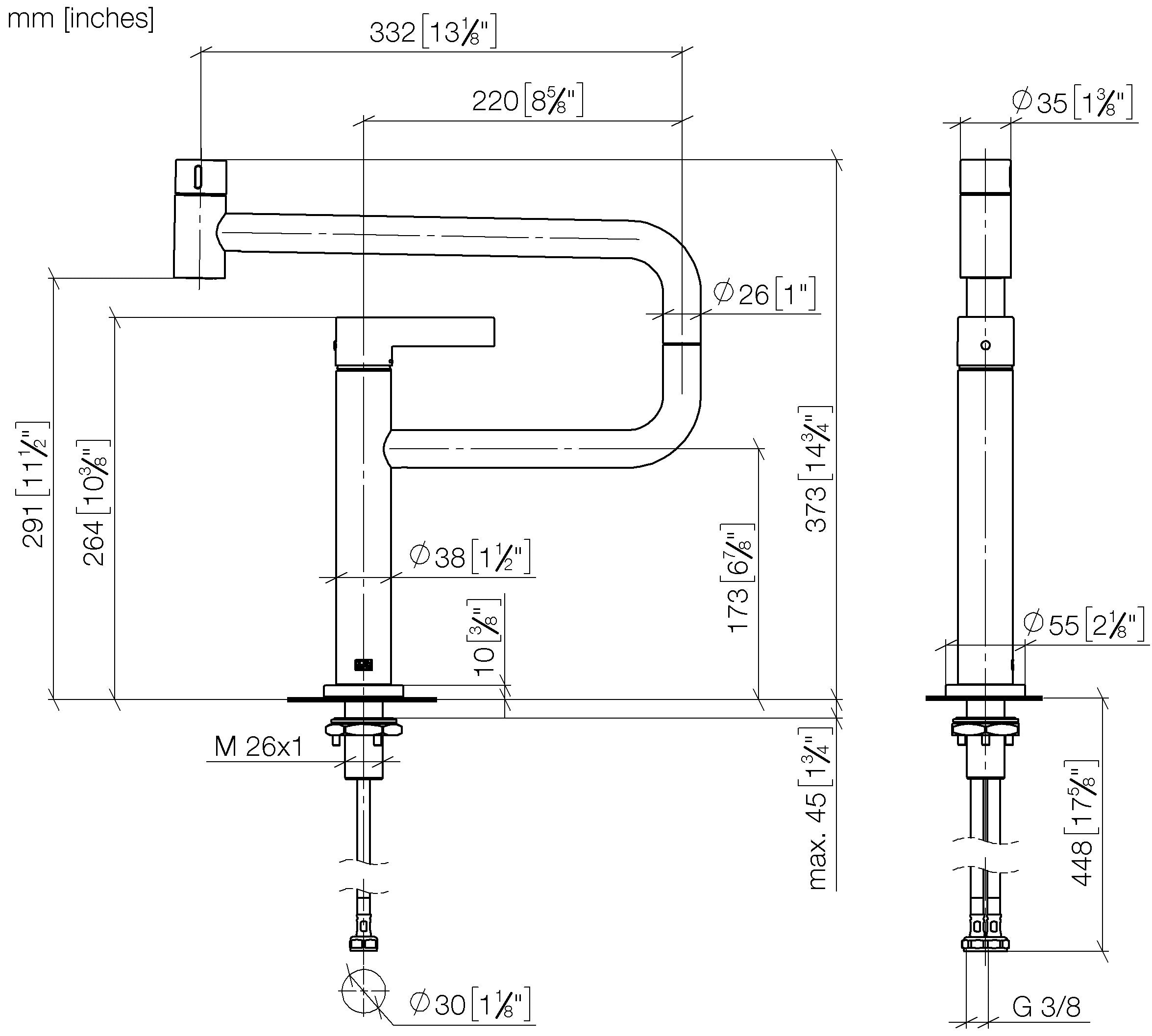 Tara Ultra Pivot Single Lever Mixer Chrome