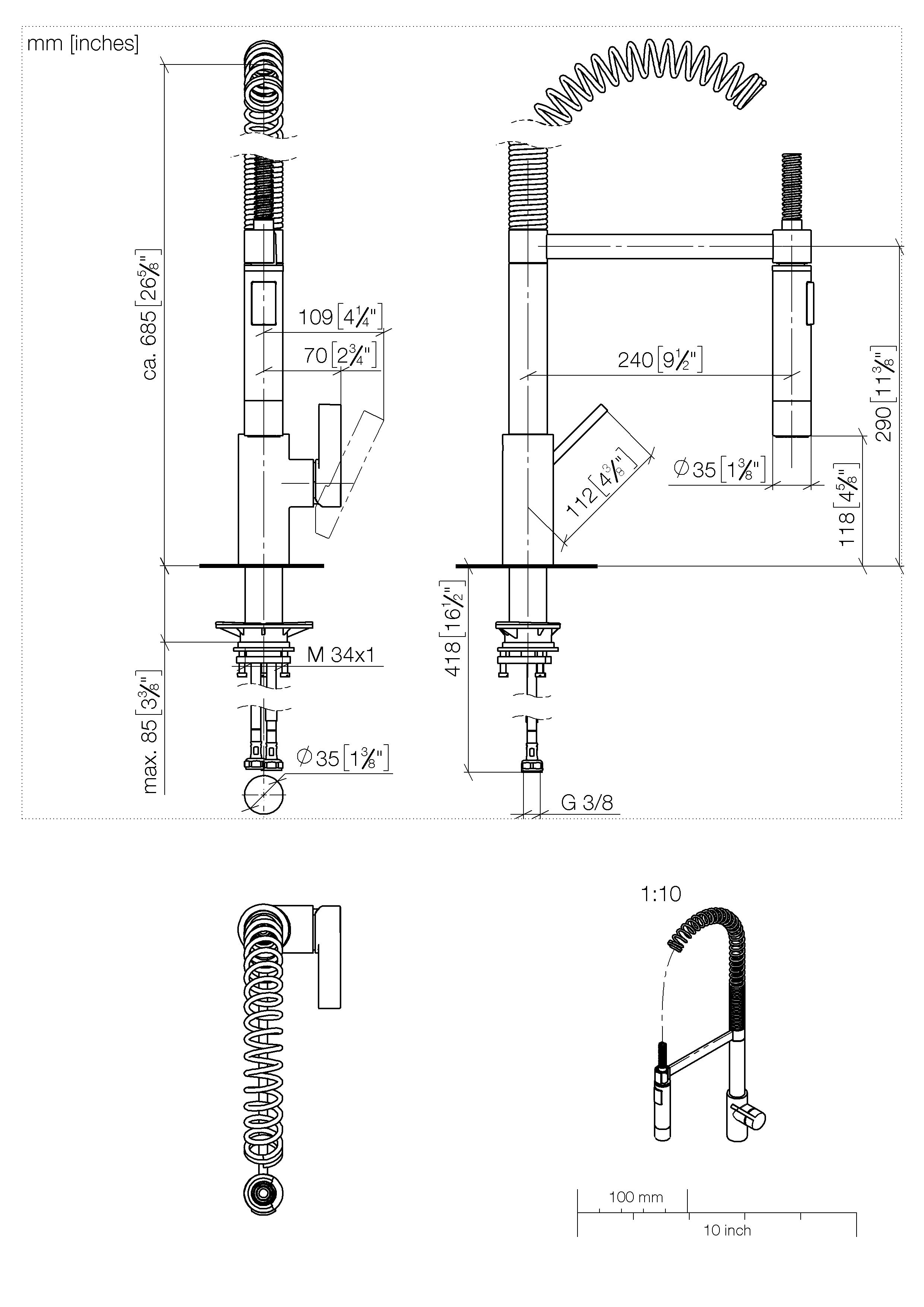 Tara Ultra Profi Single Lever Mixer Chrome