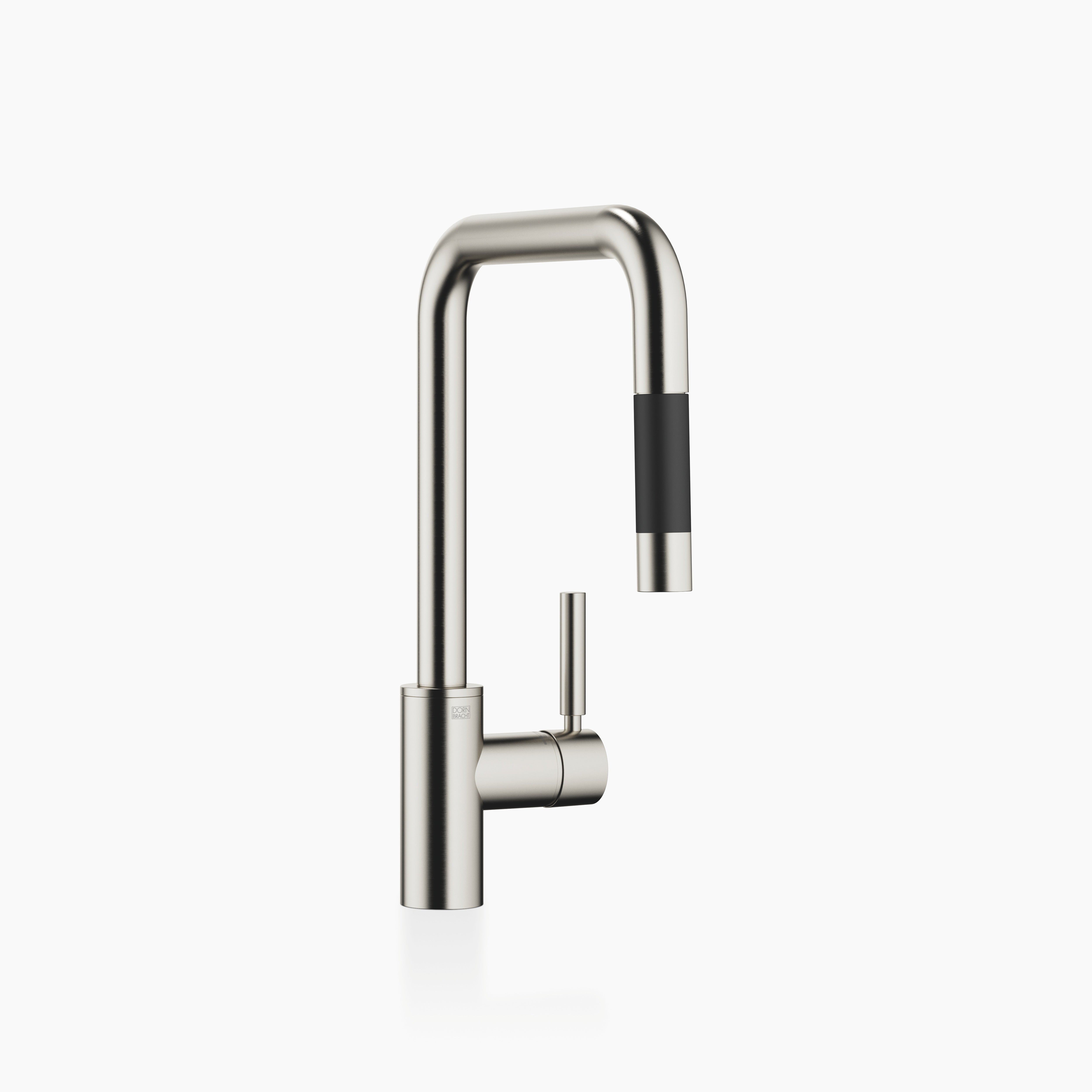 Meta Square Single Lever Mixer Pull Down With Spray Function Chrome