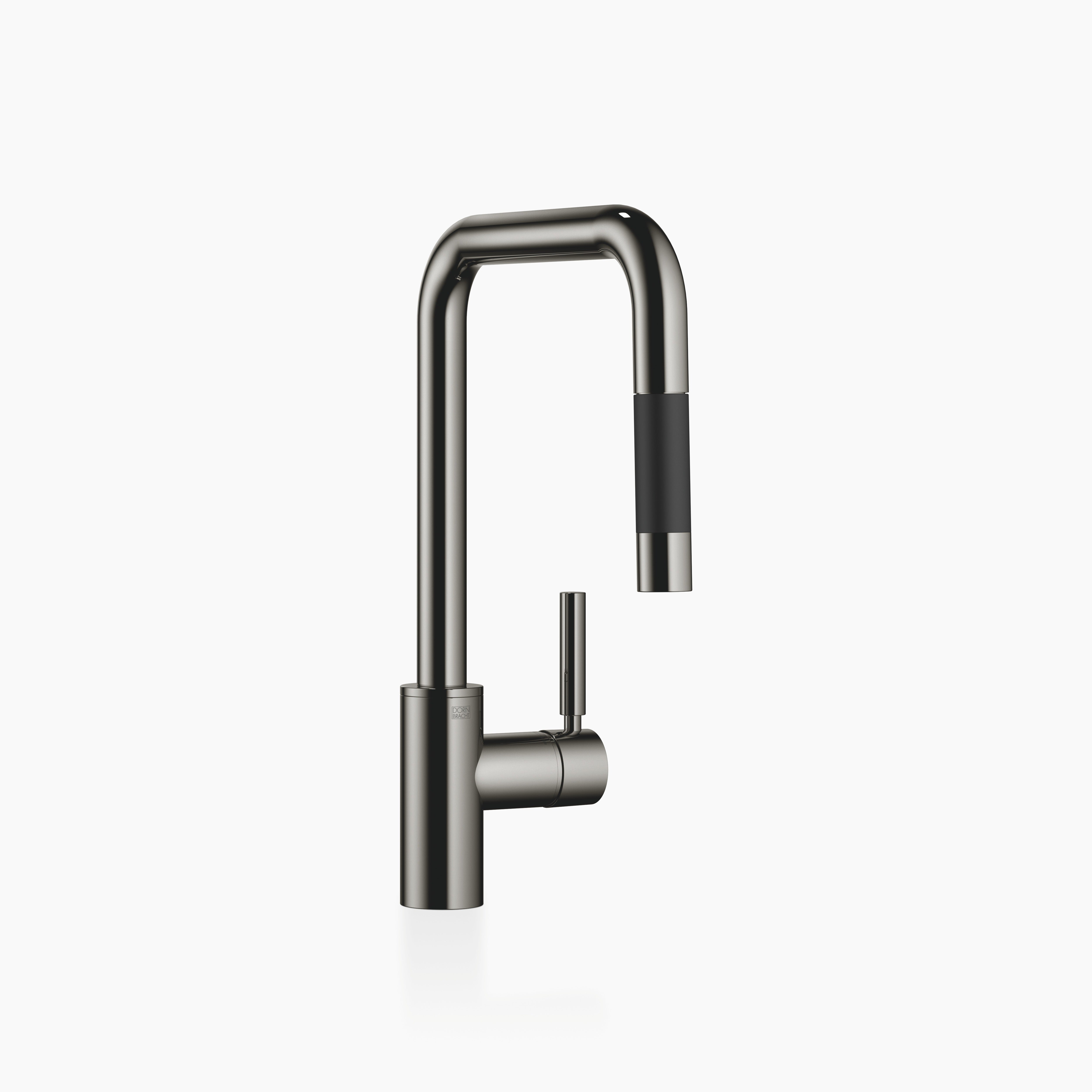 Meta Square Single Lever Mixer Pull Down With Spray Function Chrome