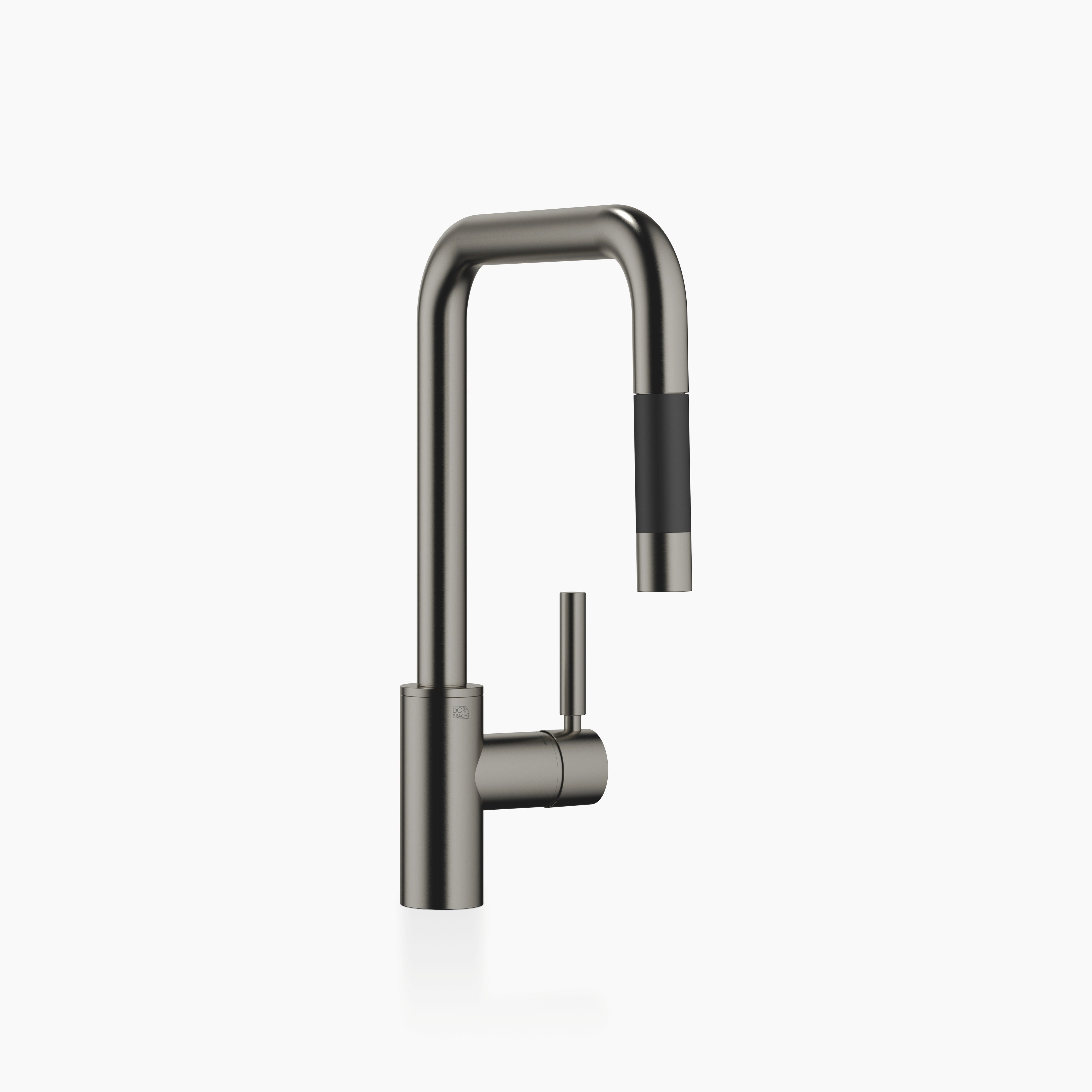 Meta Square Single Lever Mixer Pull Down With Spray Function Chrome
