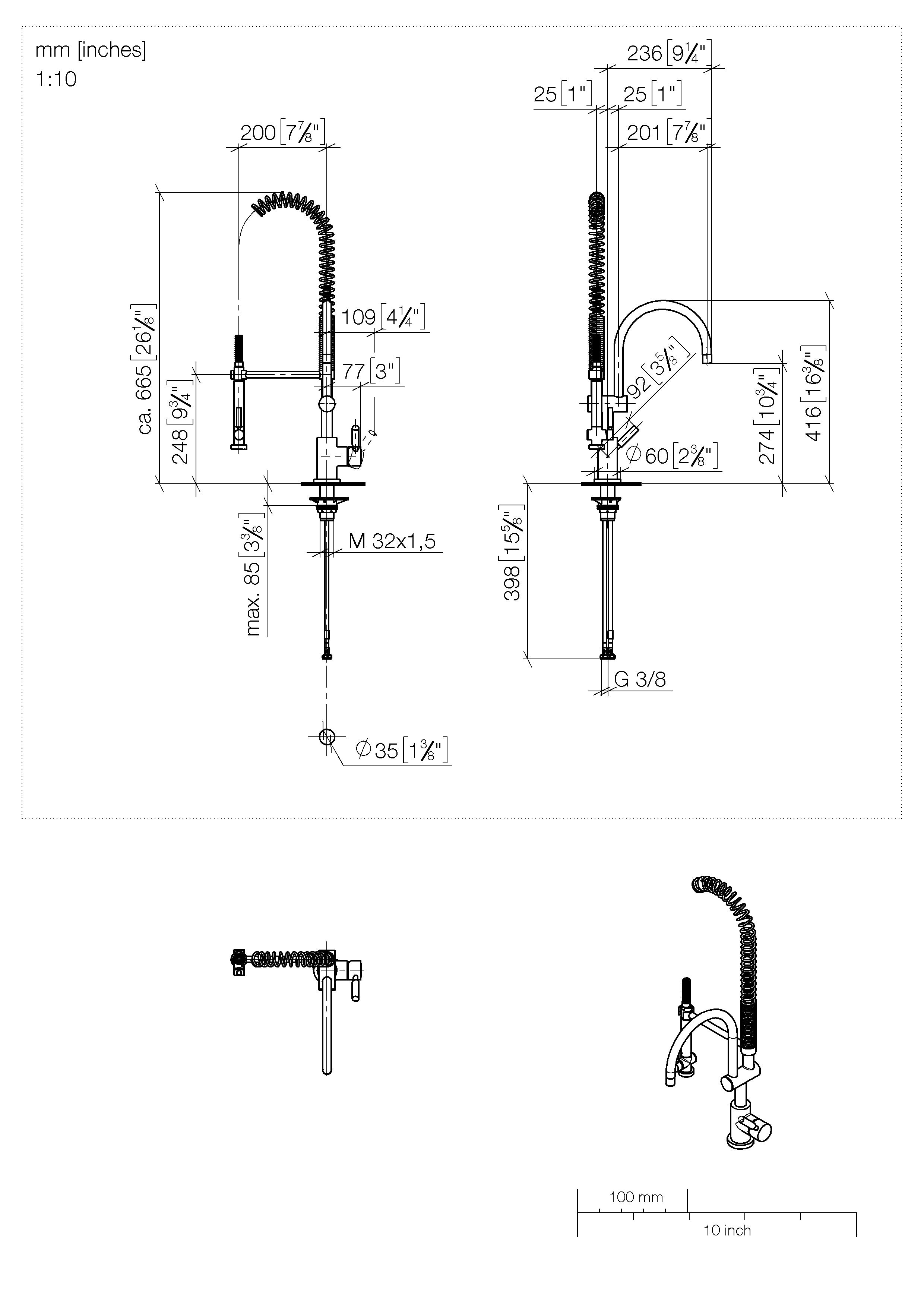 Tara Profi Single Lever Mixer Chrome