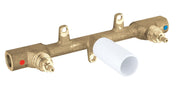 Two-handle basin mixer concealed body, 1/2"