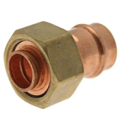 Embrass Peerless Solder Ring Tap Connector Straight C x Nut