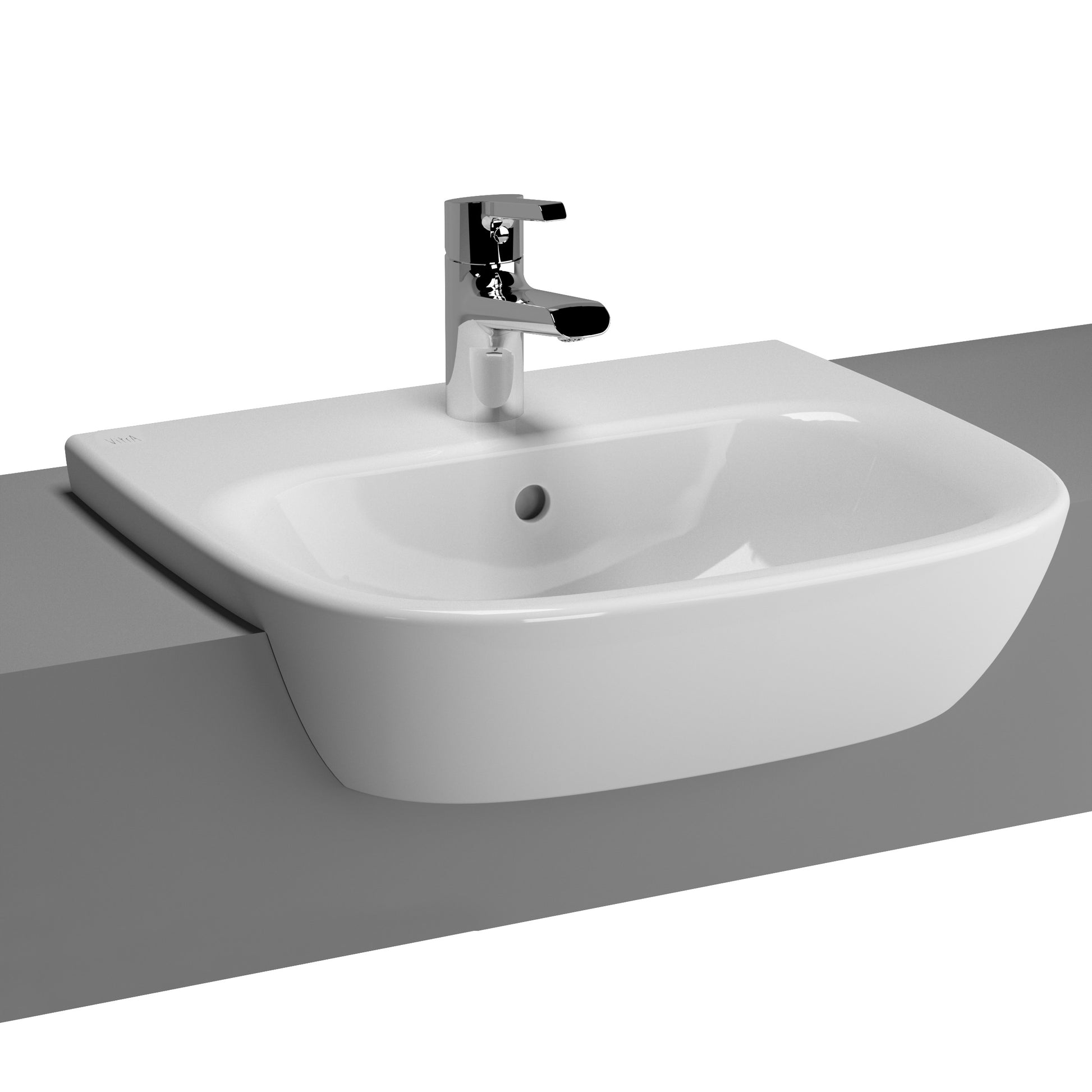 Semi-Recessed Washbasin