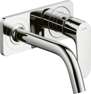 AXOR Citterio M Single lever basin mixer for concealed installation wall-mounted with spout 167 mm and plate