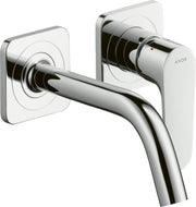 AXOR Citterio M Single lever basin mixer for concealed installation wall-mounted with spout 167 mm and escutcheons