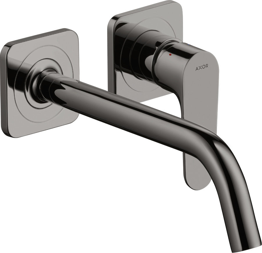 AXOR Citterio M Single lever basin mixer for concealed installation wall-mounted with spout 227 mm and escutcheons