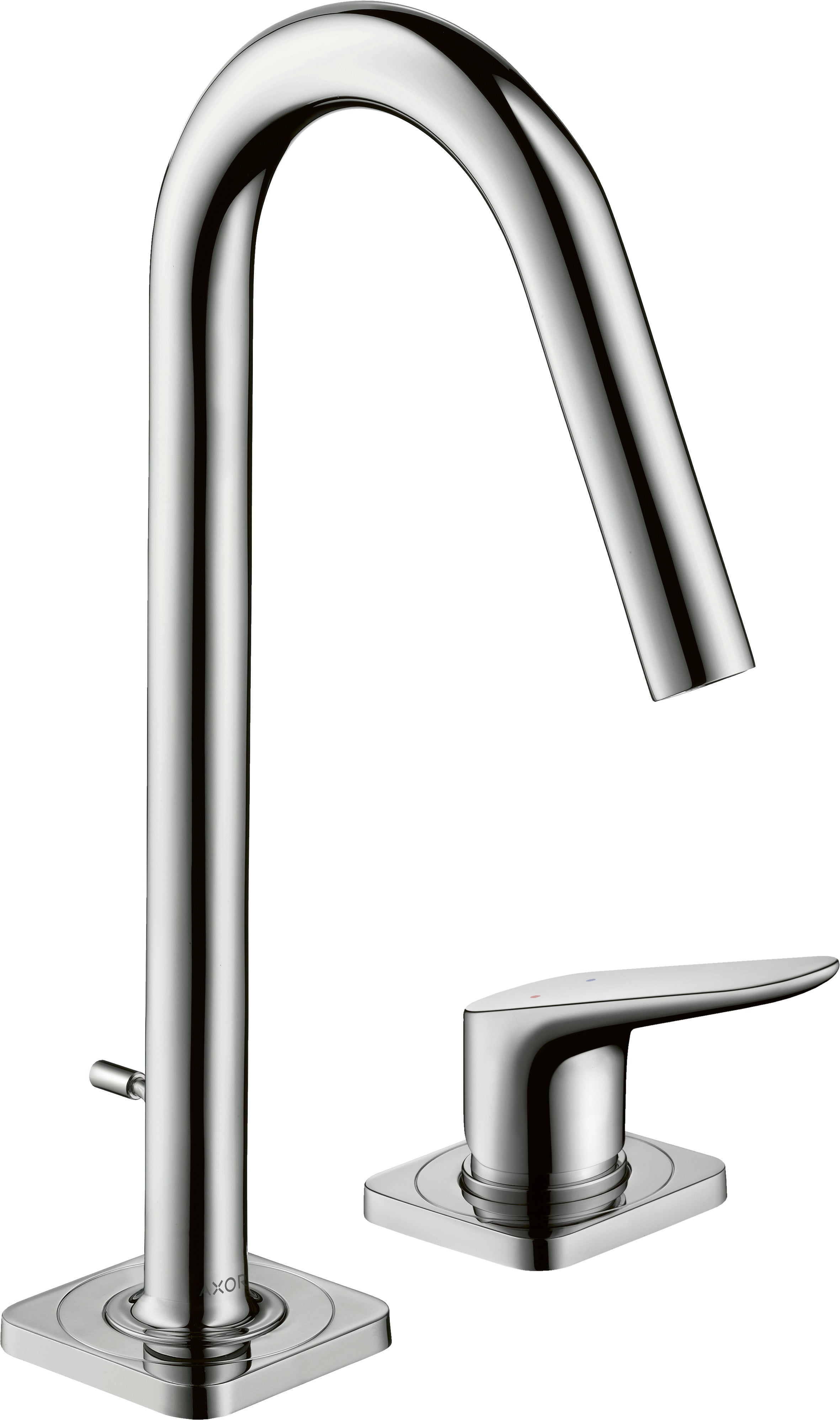 AXOR Citterio M 2-hole basin mixer 160 with pop-up waste