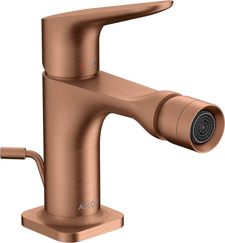 AXOR Citterio M Single lever bidet mixer with pop-up waste