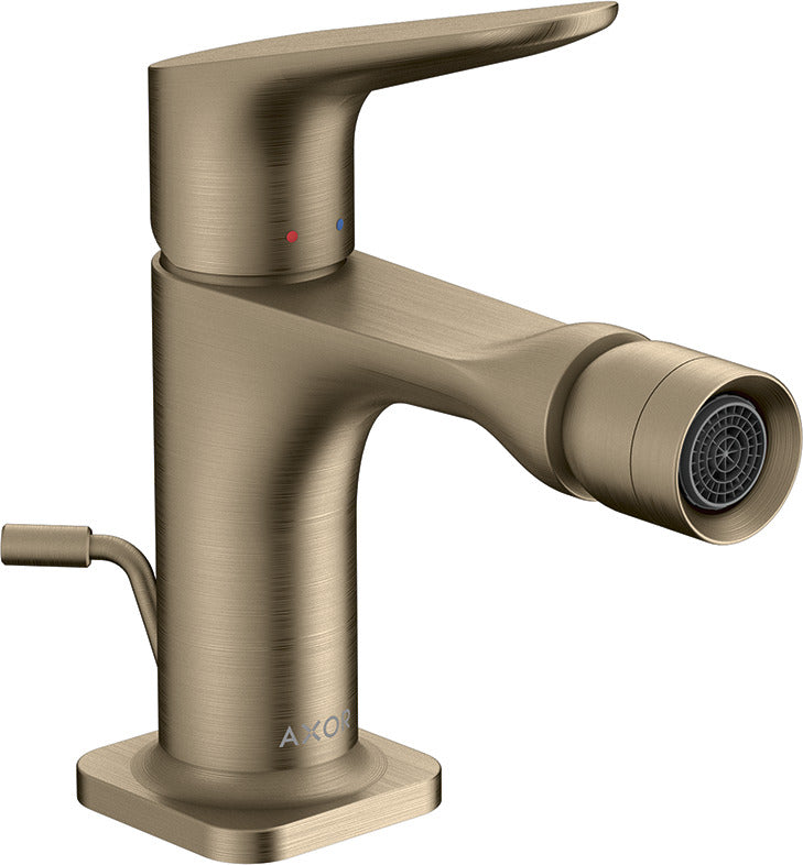 AXOR Citterio M Single lever bidet mixer with pop-up waste