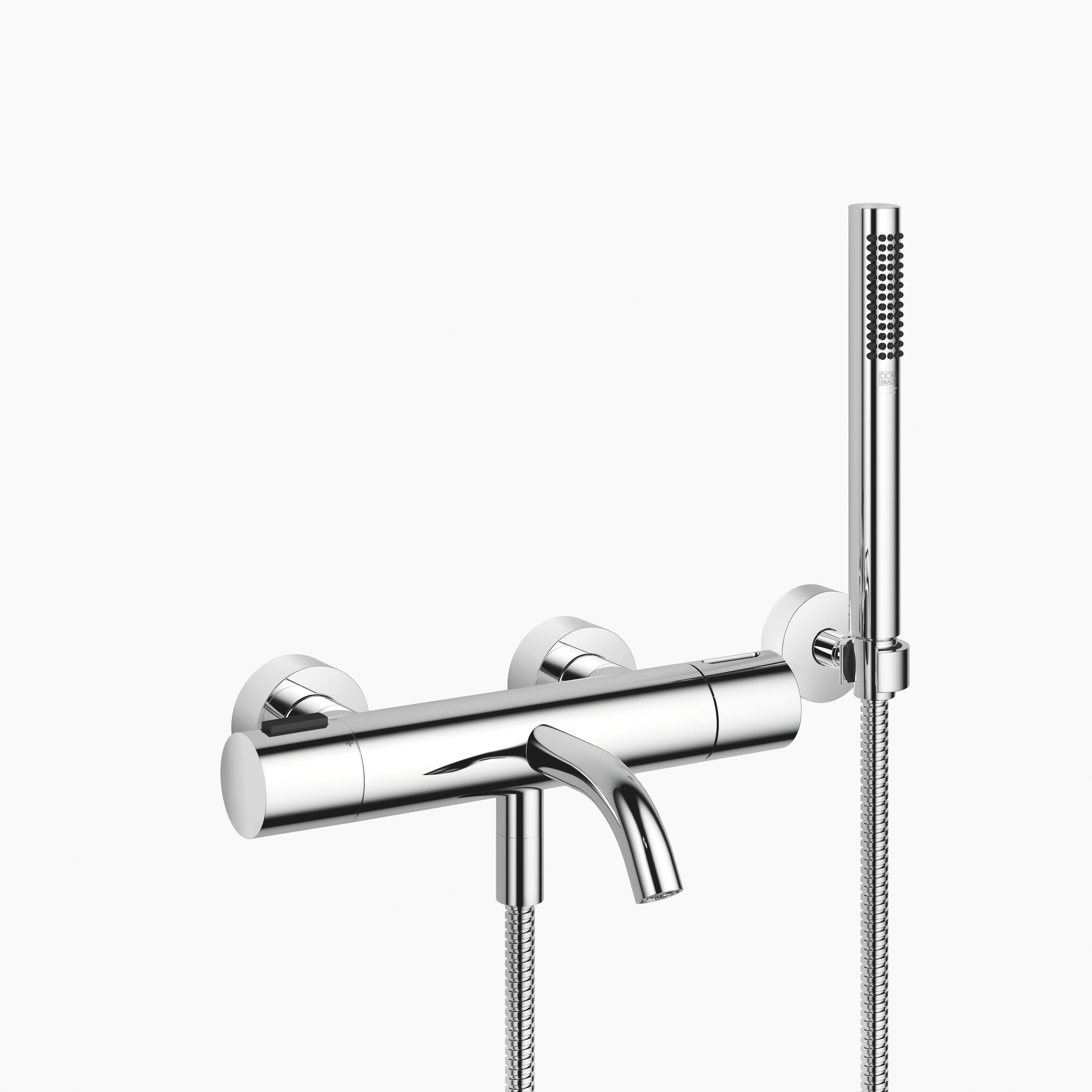 Meta Bath Thermostat For Wall Mounting With Hand Shower Set Chrome