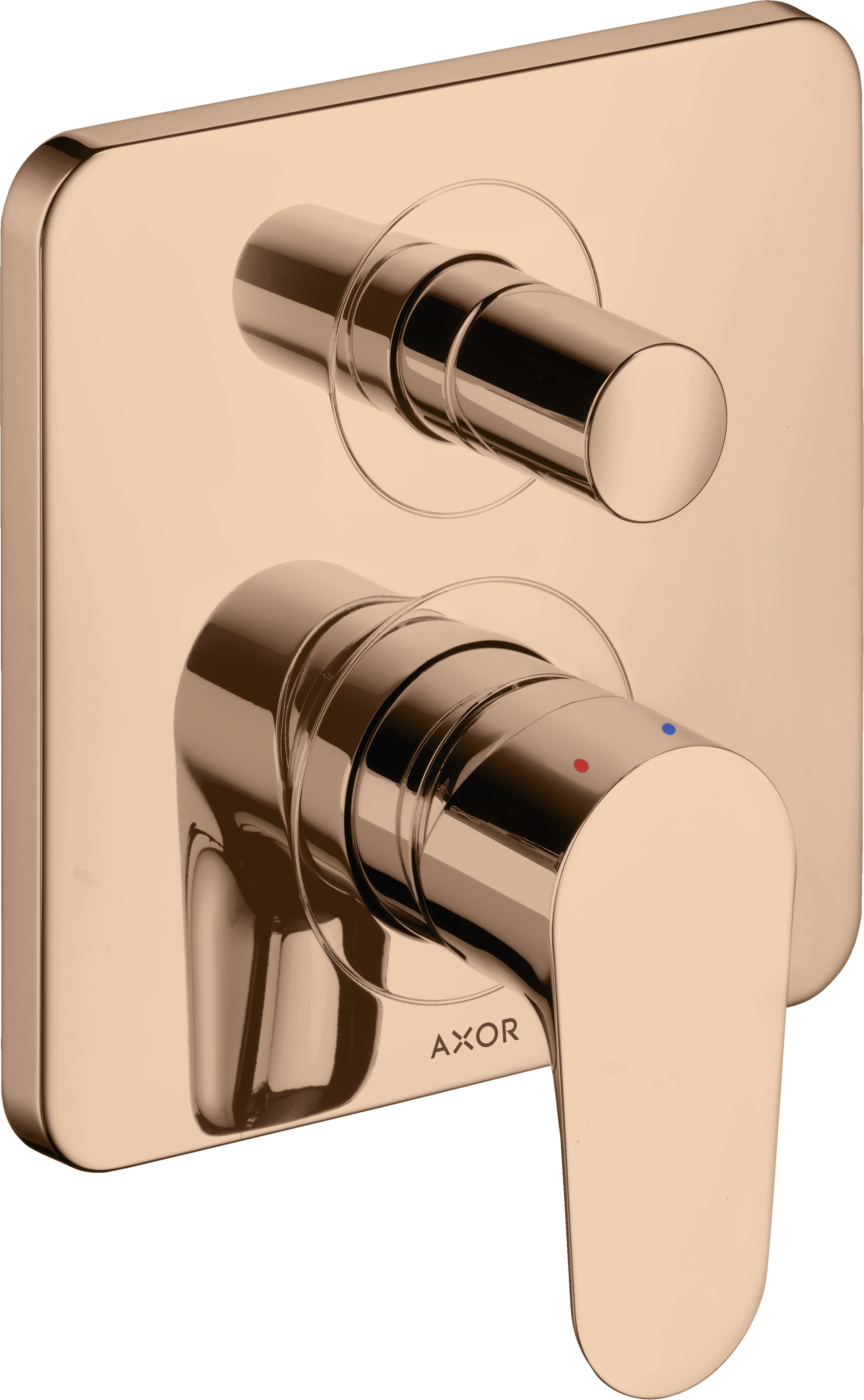 AXOR Citterio M Single lever manual bath mixer for concealed installation with integrated backflow prevention