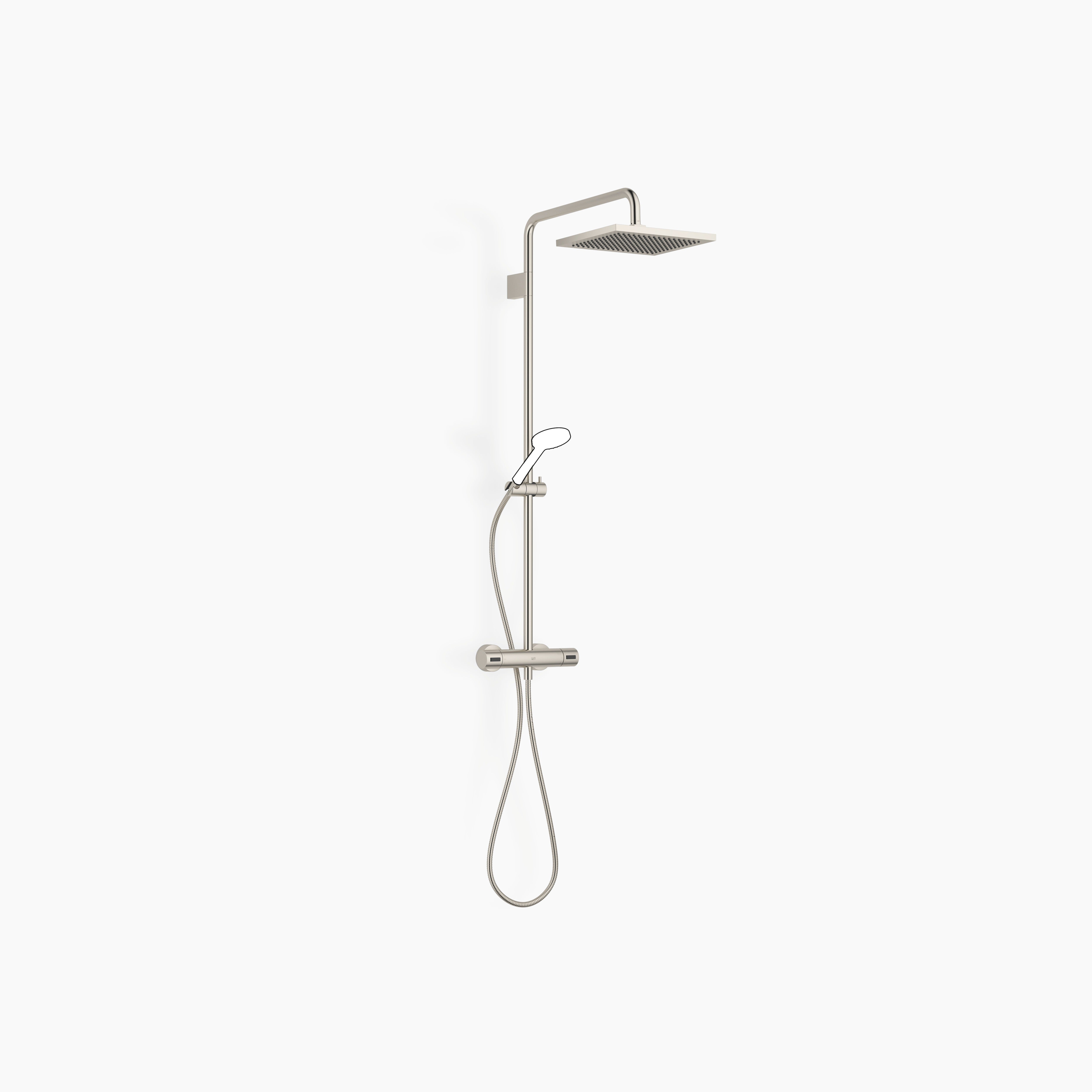 Showerpipe With Shower Thermostat Without Hand Shower Flowreduce Chrome