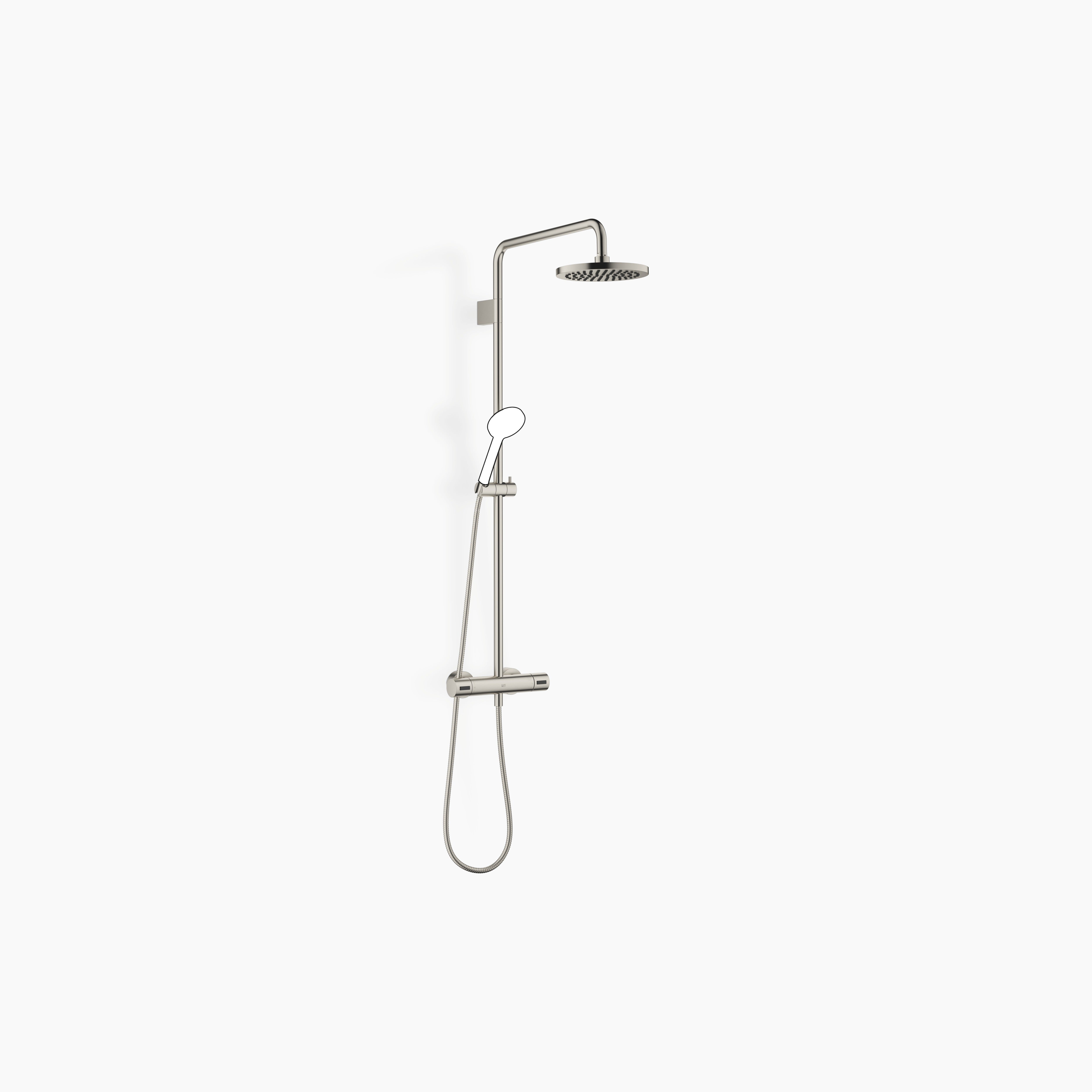 Showerpipe With Shower Thermostat Without Hand Shower Flowreduce Chrome II