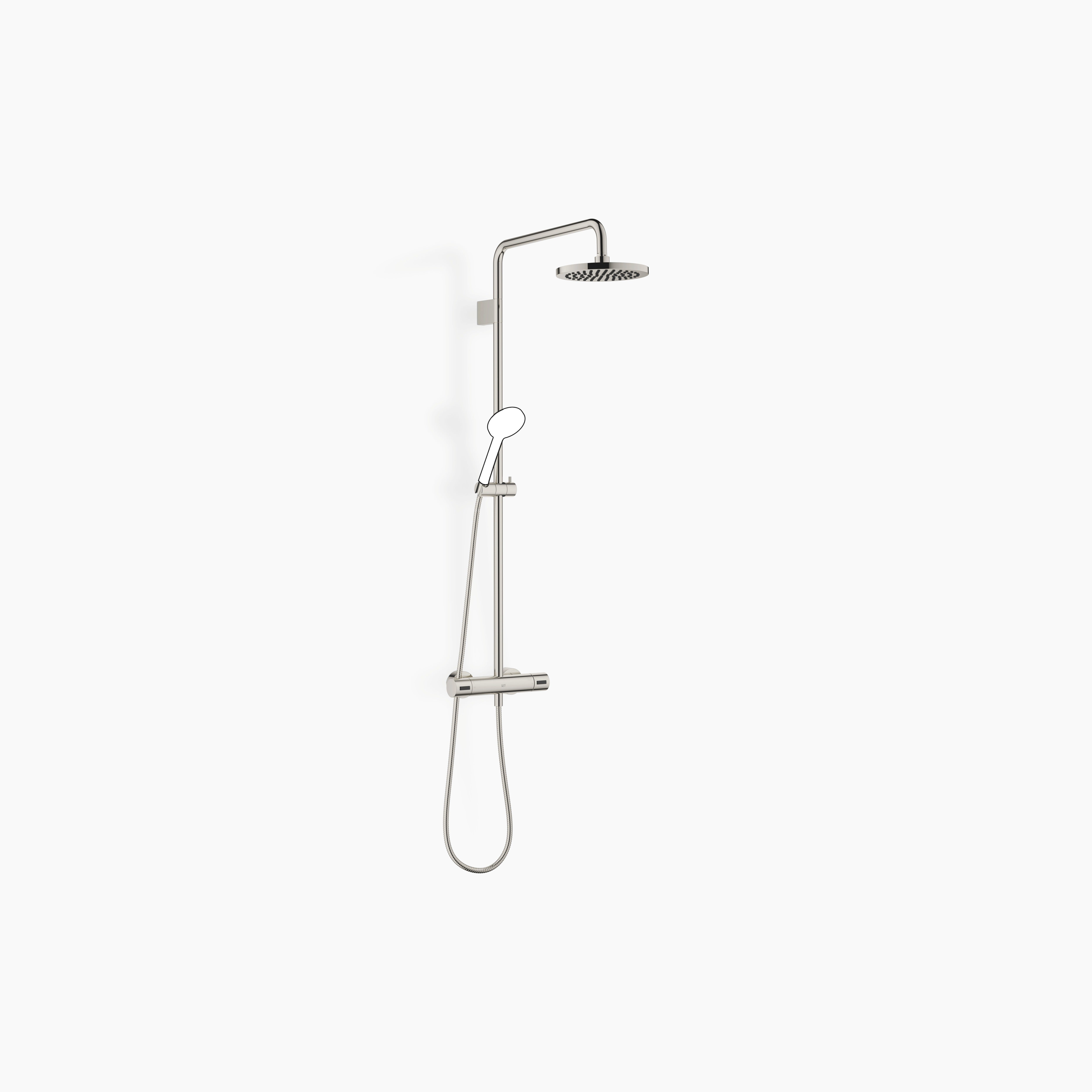 Showerpipe With Shower Thermostat Without Hand Shower Flowreduce Chrome II