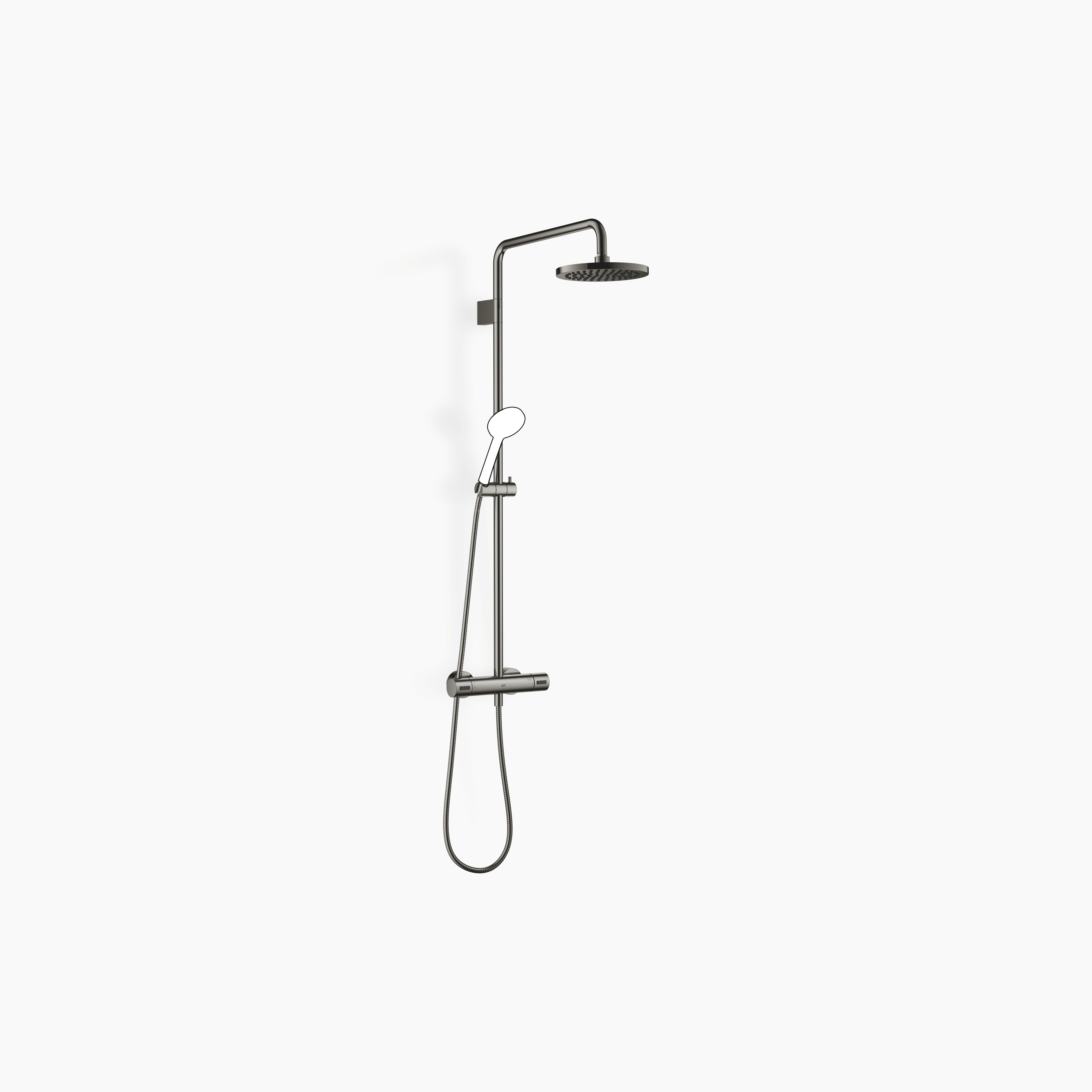 Showerpipe With Shower Thermostat Without Hand Shower Flowreduce Chrome II