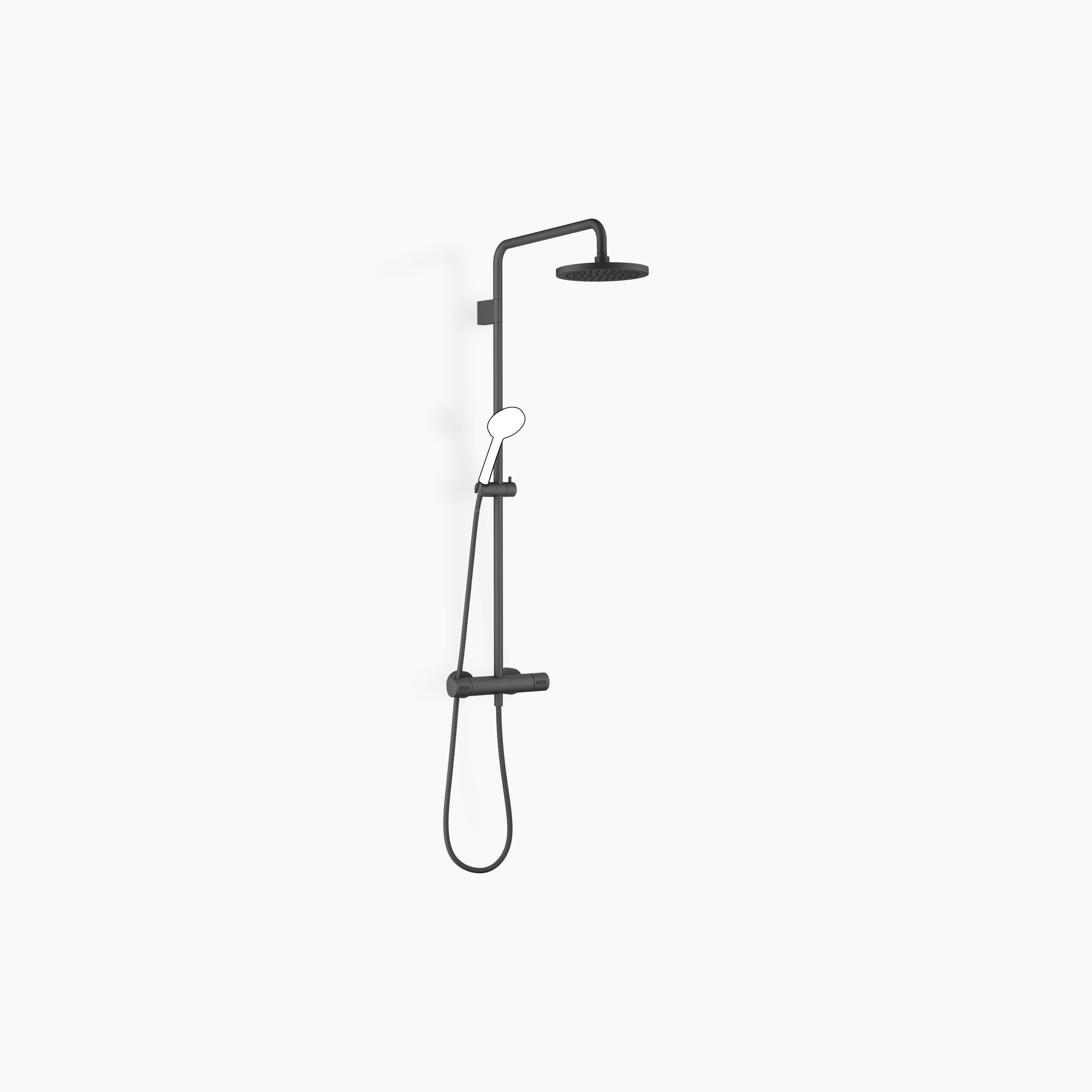 Showerpipe With Shower Thermostat Without Hand Shower Flowreduce Chrome II