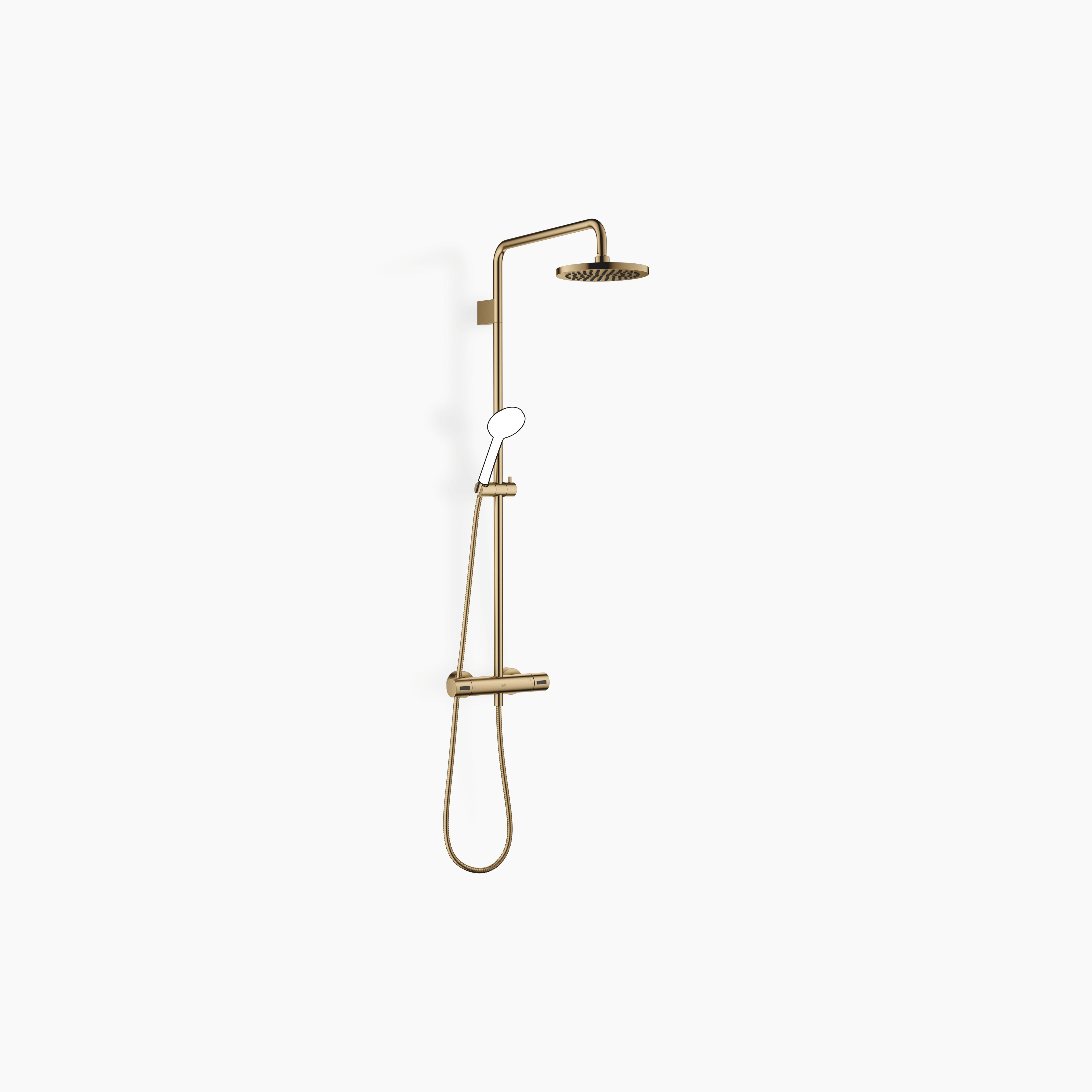 Showerpipe With Shower Thermostat Without Hand Shower Flowreduce Chrome II