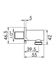 BLACK - Combined Wall Outlet