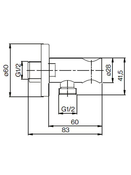 X11 - Combined Wall Outlet - PVD