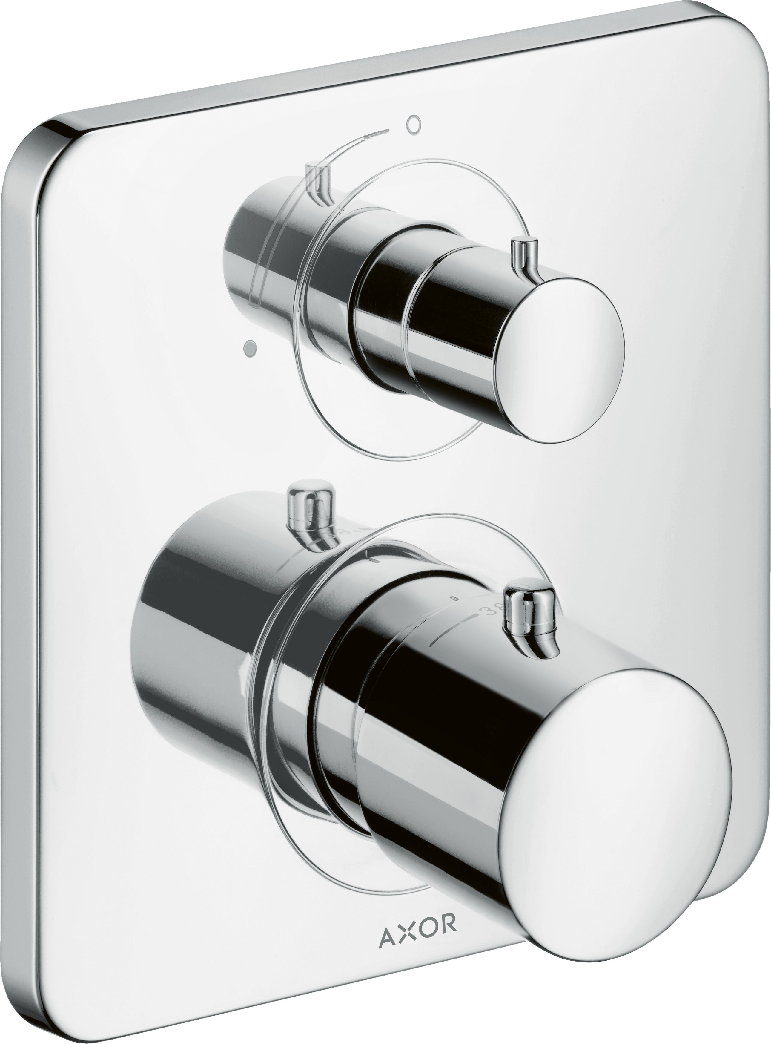 AXOR Citterio M Thermostatic mixer for concealed installation with shut-off valve