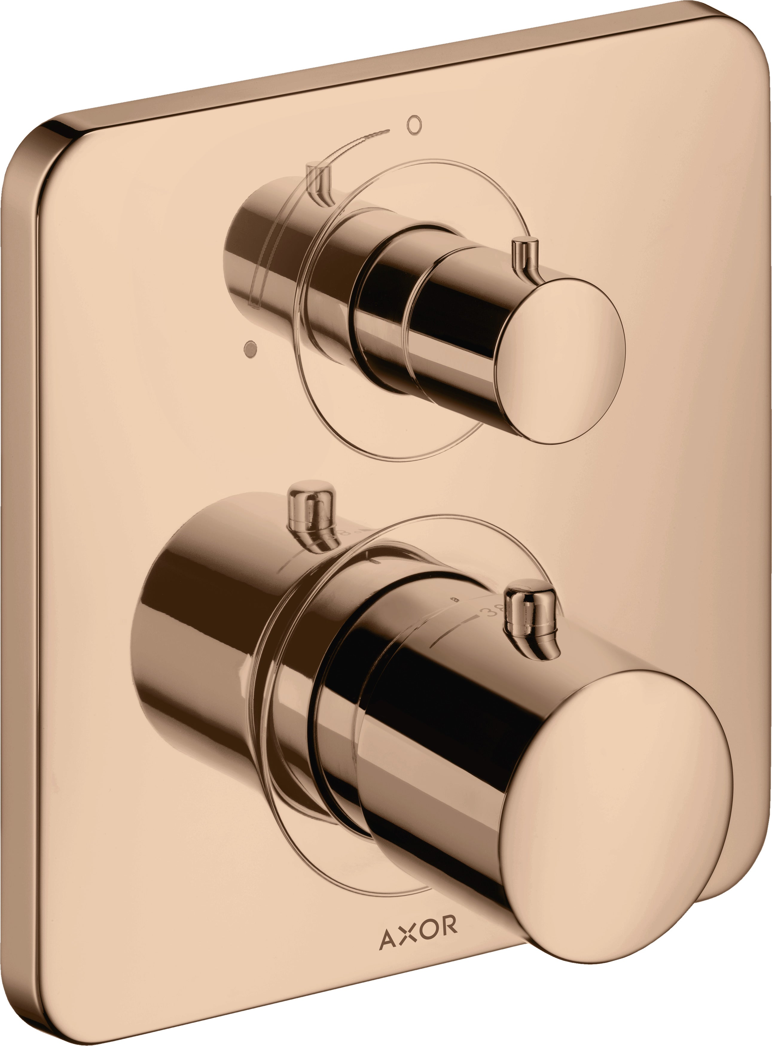 AXOR Citterio M Thermostatic mixer for concealed installation with shut-off valve