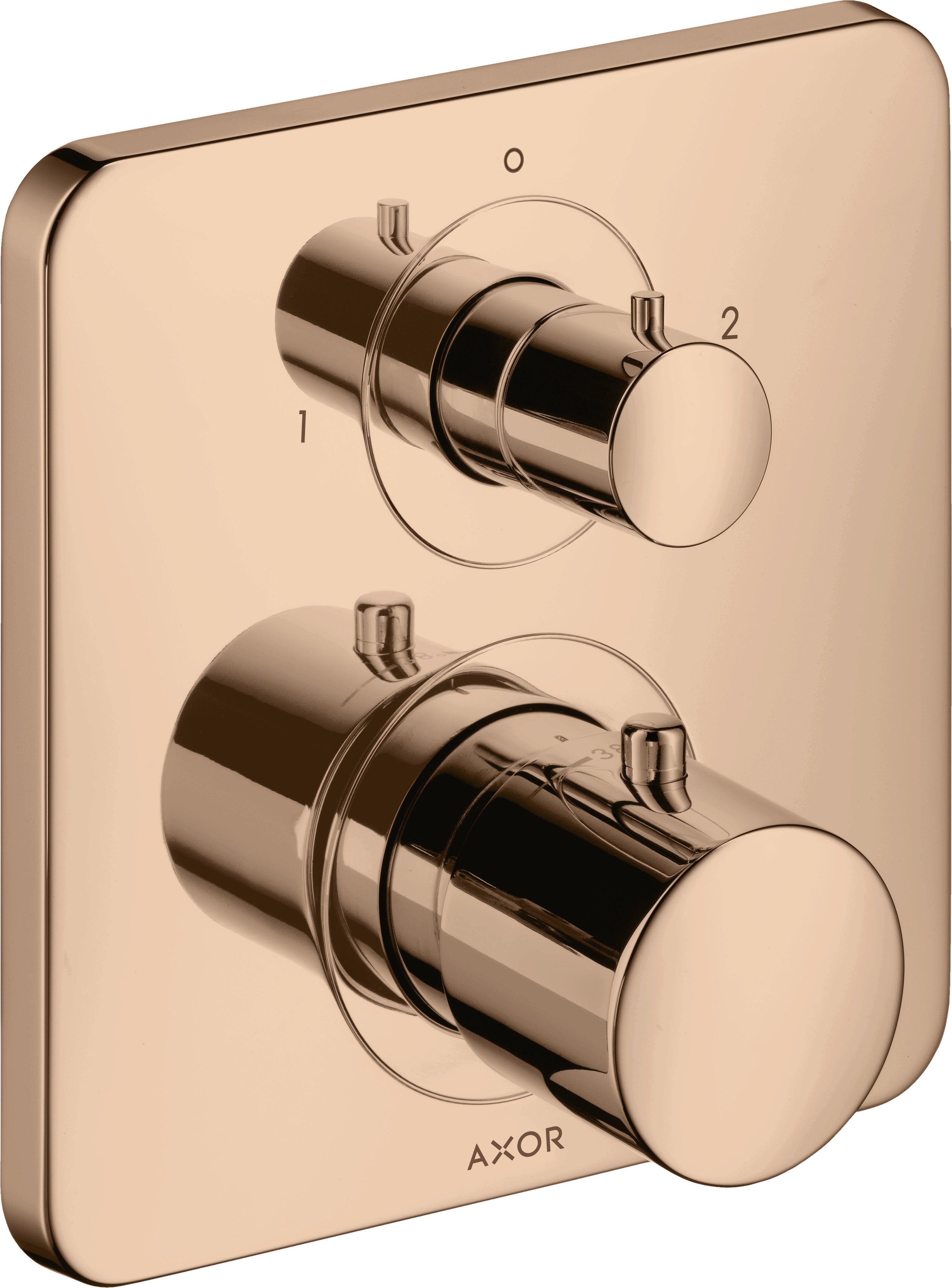 AXOR Citterio M Thermostatic mixer for concealed installation with shut-off / diverter valve