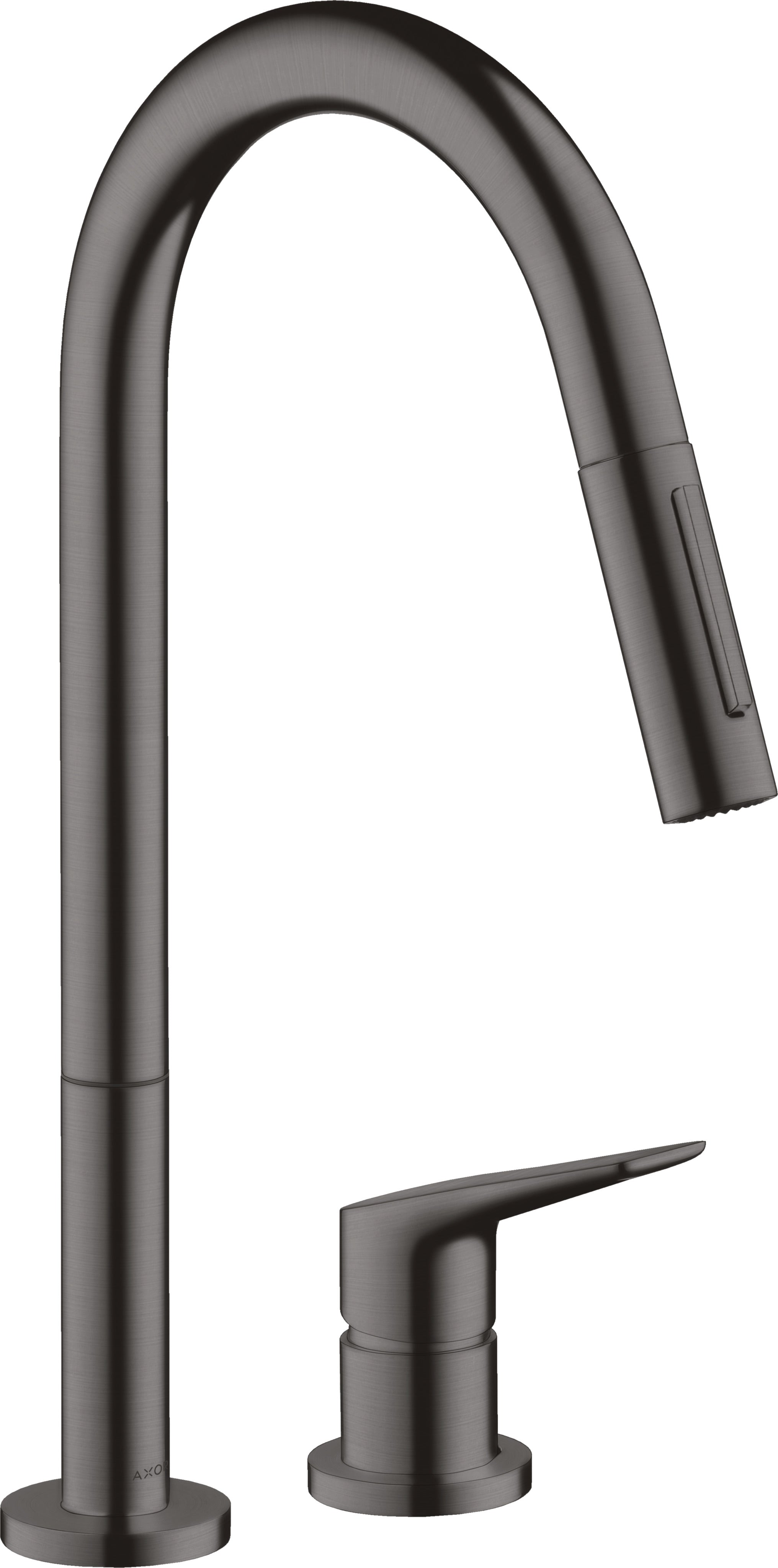 AXOR Citterio M 2-hole single lever kitchen mixer 220 with pull-out spray