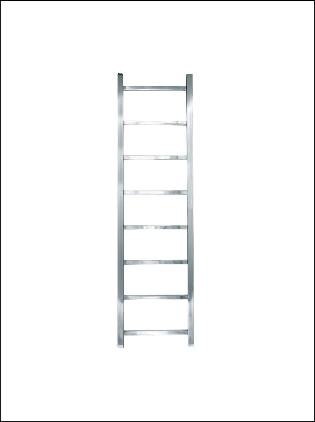 Brunswick Flat Fronted Towel Rail 1250x350mm
