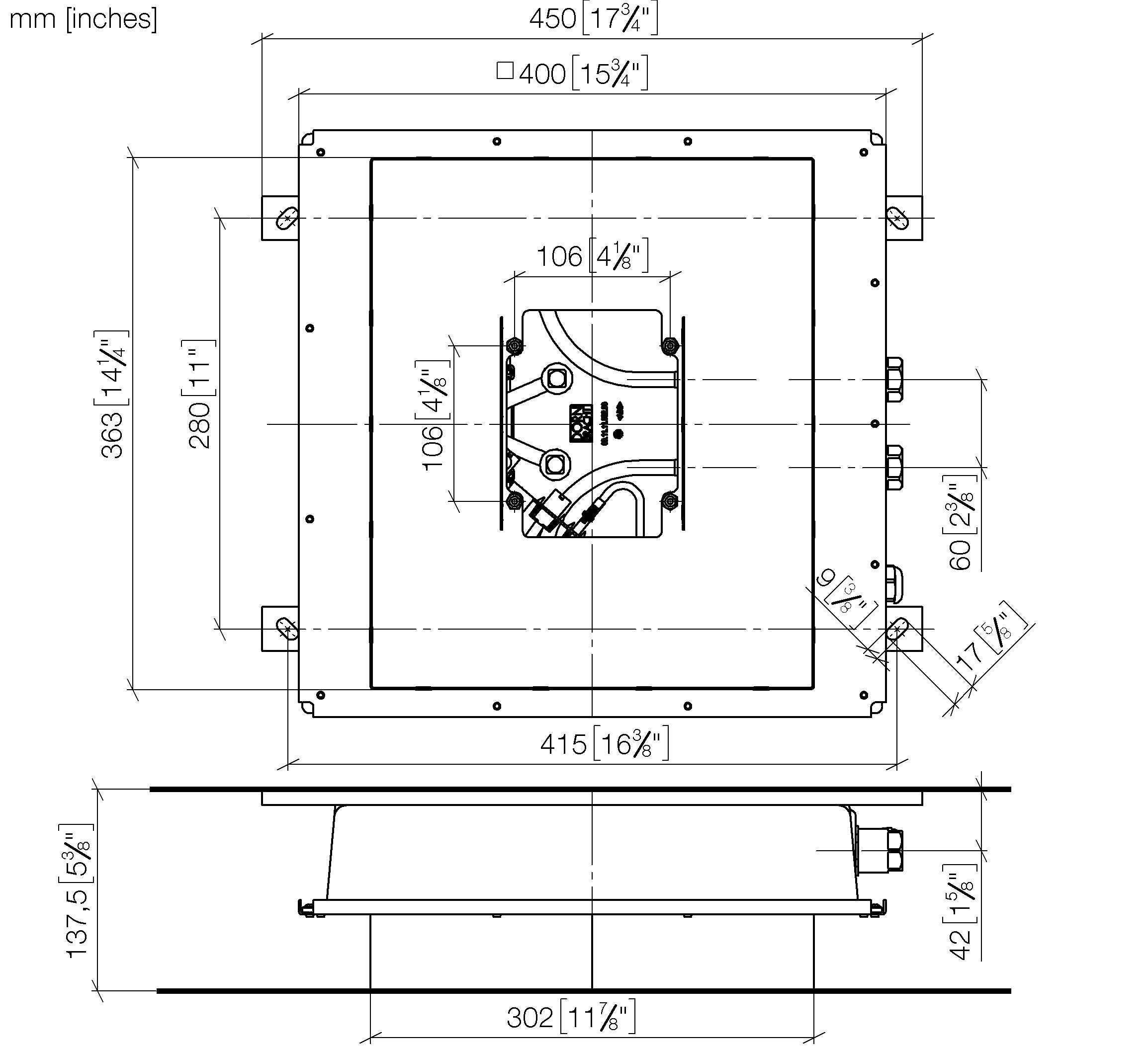 Concealed Ceiling Installation Box For Recessed Ceiling Installation With Light II