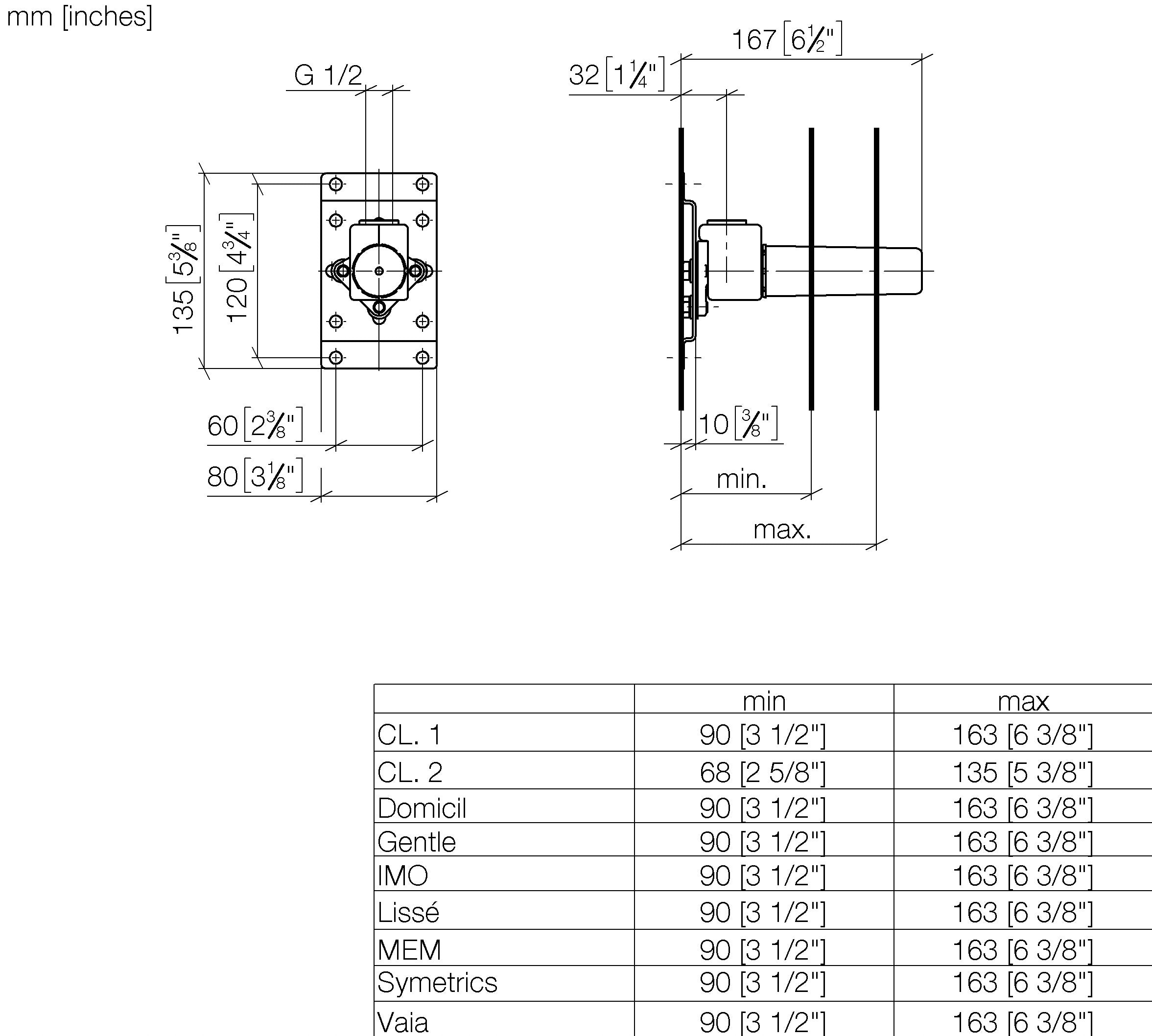 Concealed Wall Elbow
