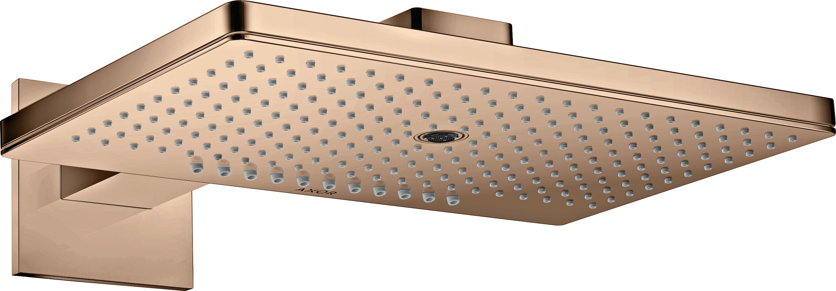 AXOR ShowerSolutions Overhead shower 460/300 3jet with shower arm and square escutcheon