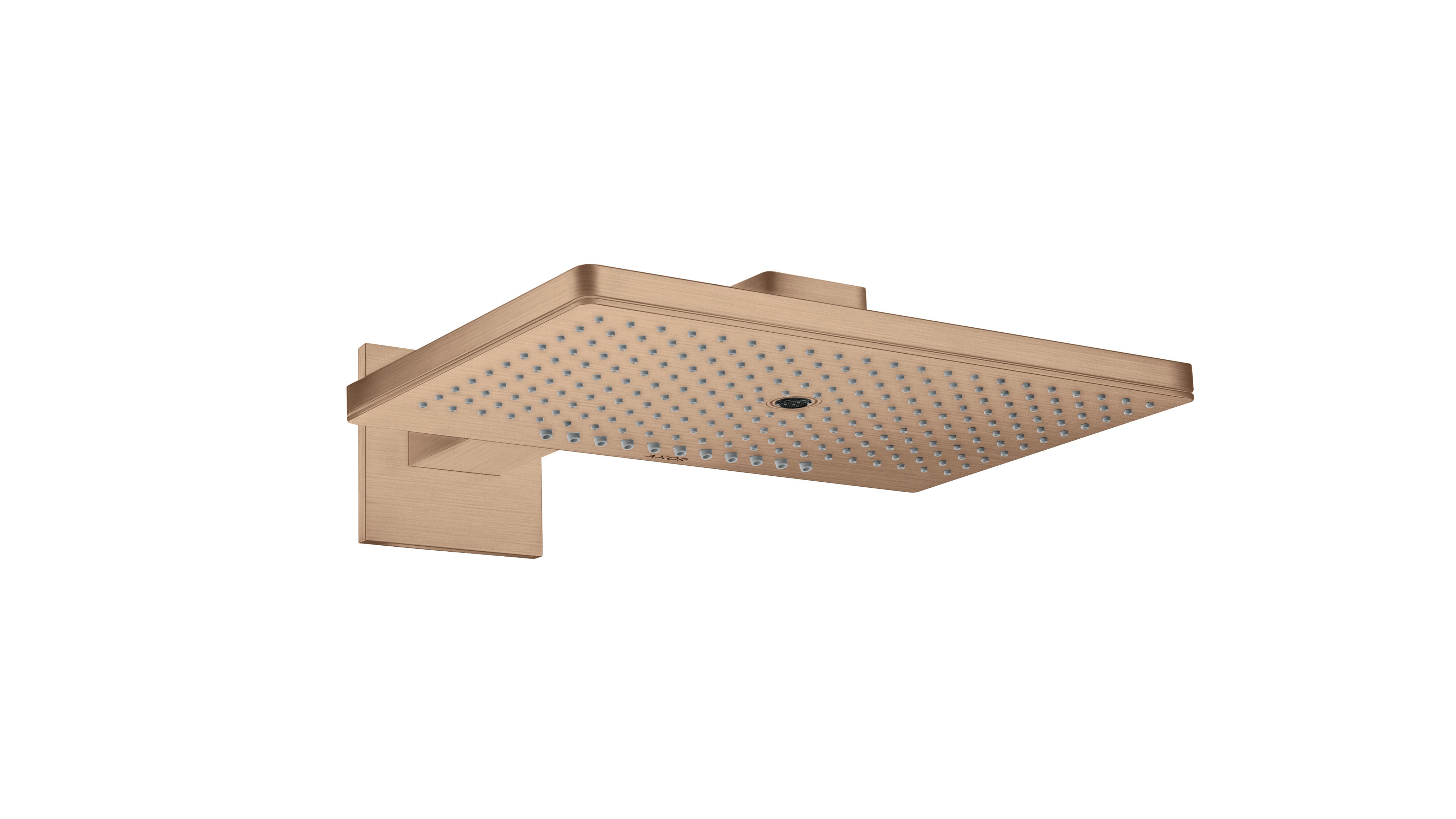 AXOR ShowerSolutions Overhead shower 460/300 3jet with shower arm and square escutcheon