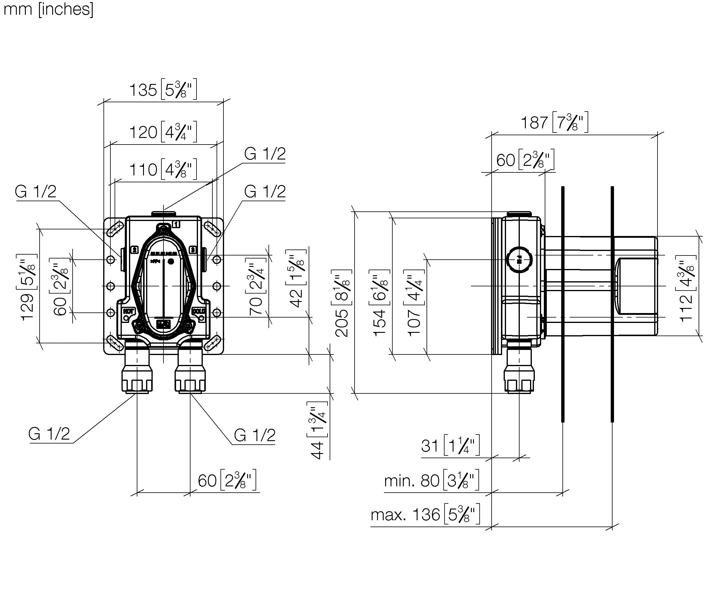 Concealed Thermostat