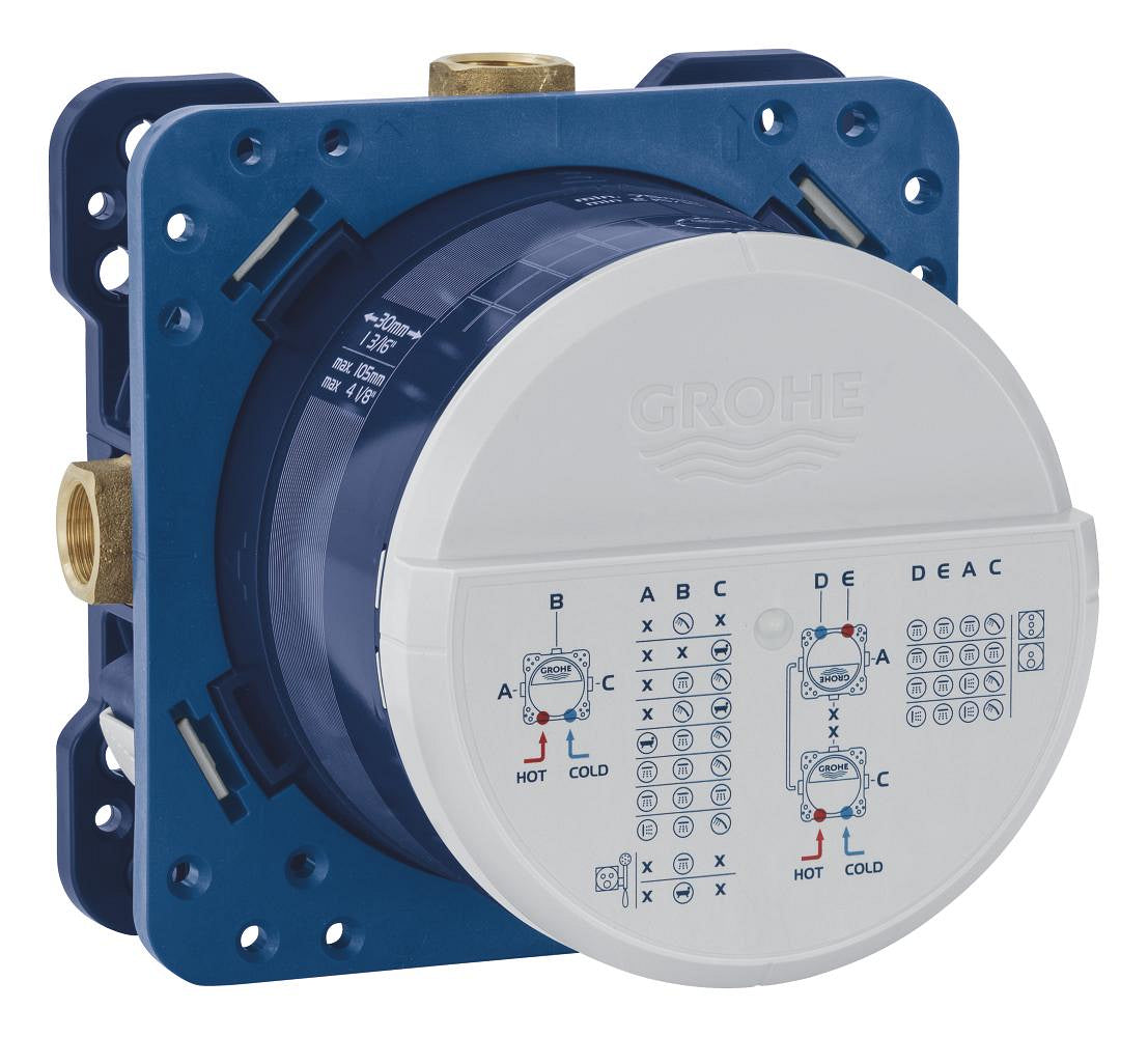 Rapido SmartBox Universal rough-in box, 1/2"