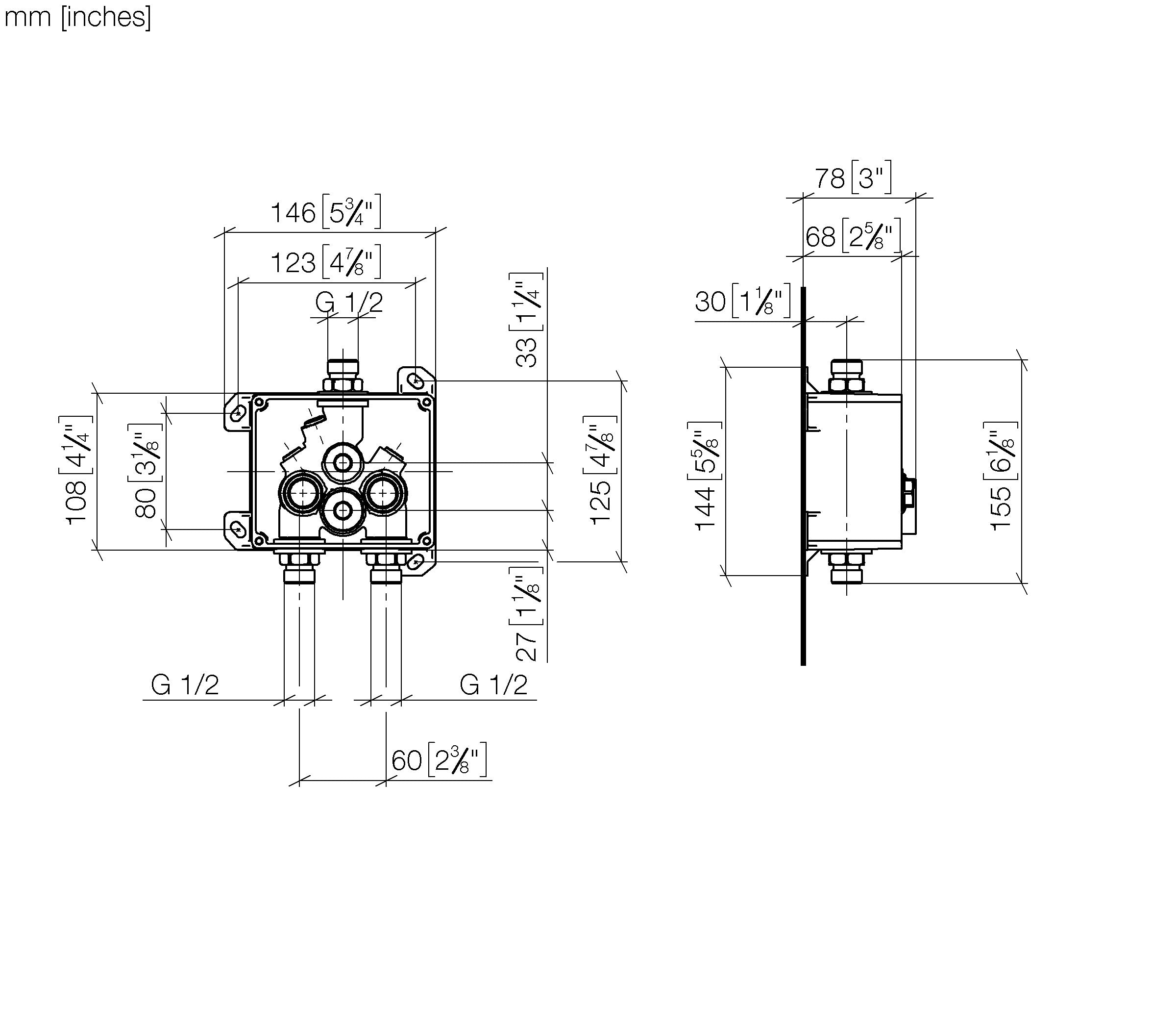 Eset Touchfree Basin Mixer With Temperature Setting For Combining With Free Standing Fittings