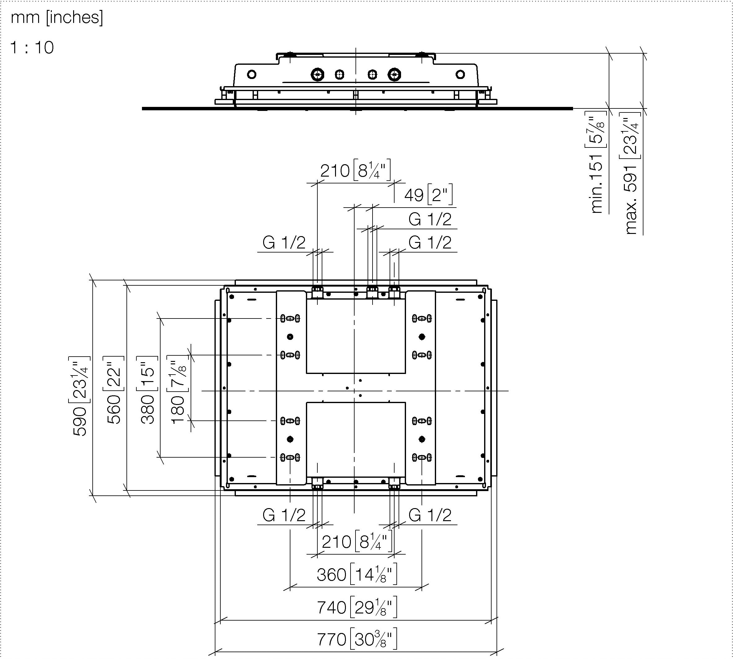 Serenity Sky Concealed Ceiling Installation Box II
