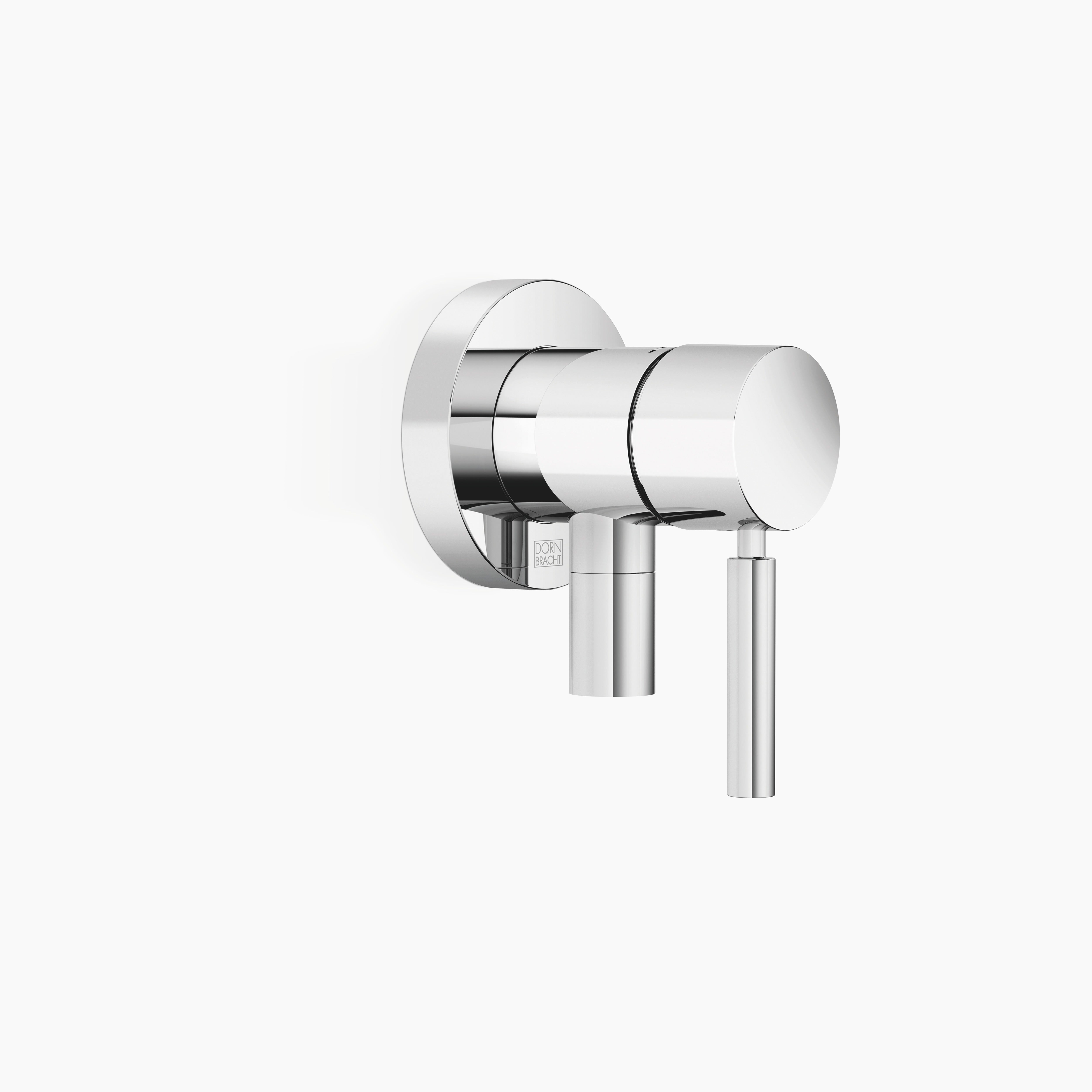 Concealed Single Lever Mixer With Cover Plate With Integrated Shower Connection Chrome