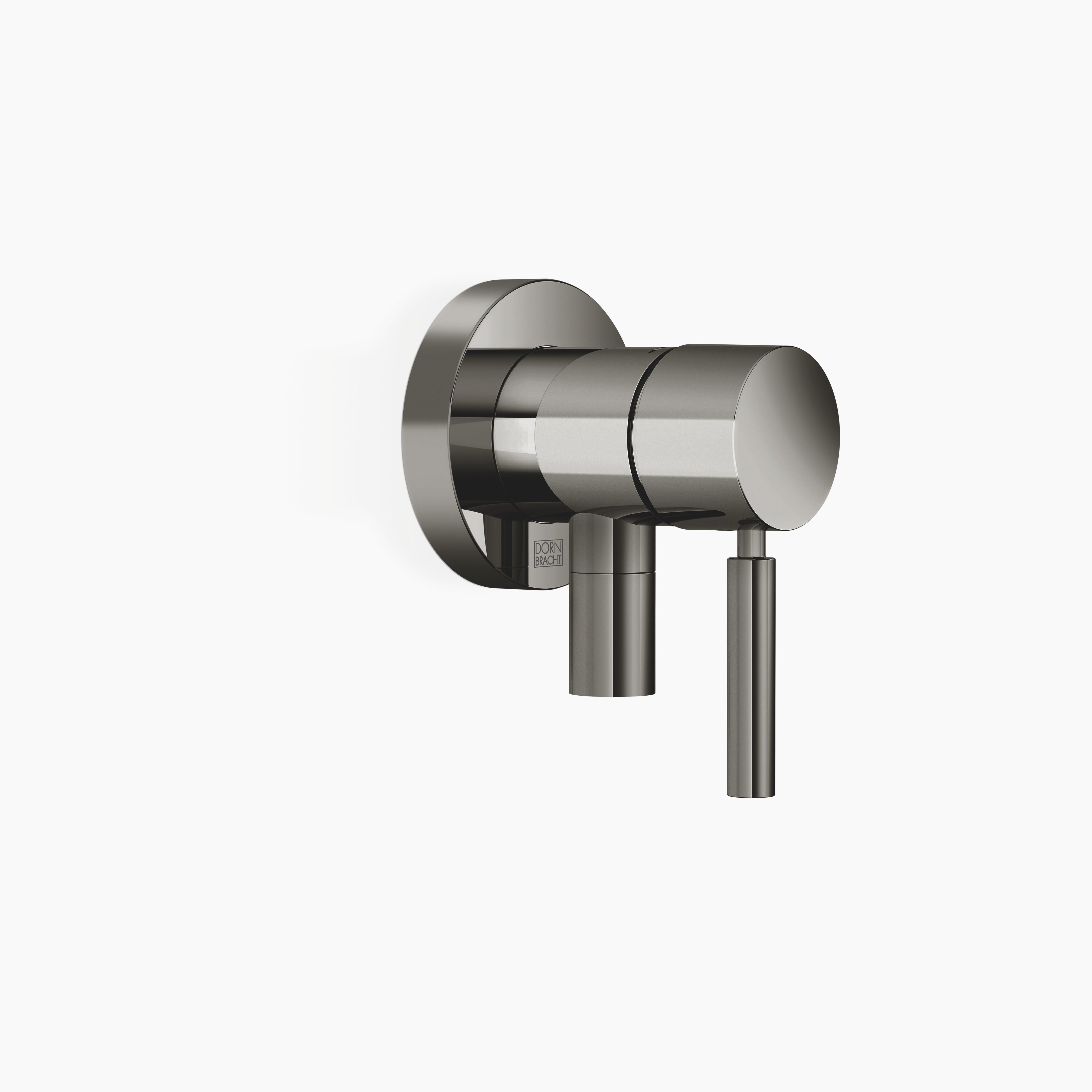 Concealed Single Lever Mixer With Cover Plate With Integrated Shower Connection Chrome
