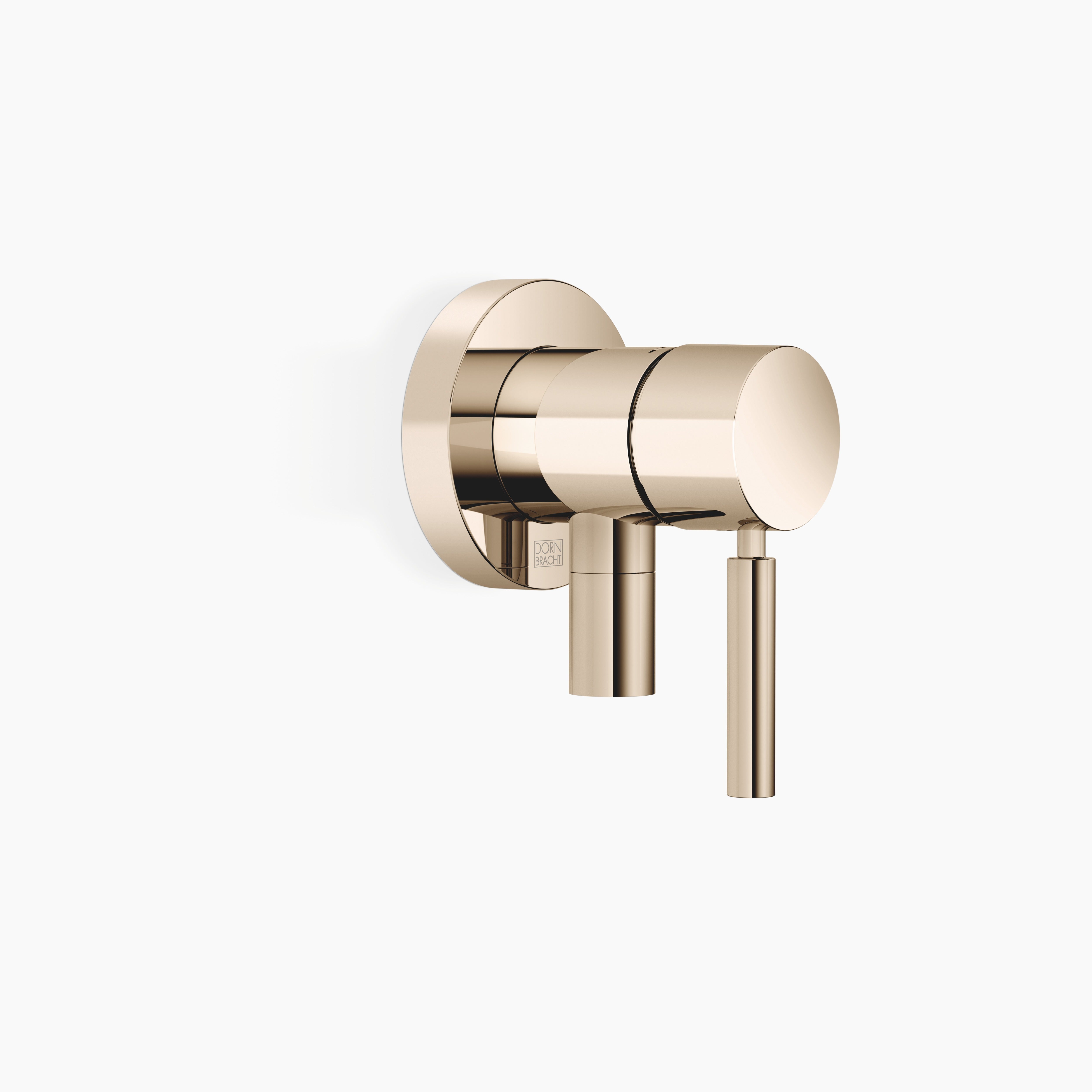 Concealed Single Lever Mixer With Cover Plate With Integrated Shower Connection Chrome