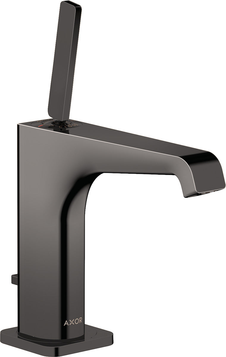 AXOR Citterio E Single lever basin mixer 130 with pin handle and pop-up waste